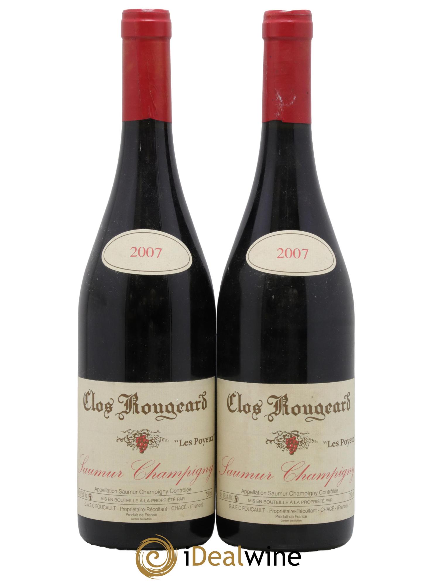 Saumur-Champigny Les Poyeux Clos Rougeard 2007 - Posten von 2 Flaschen - 0