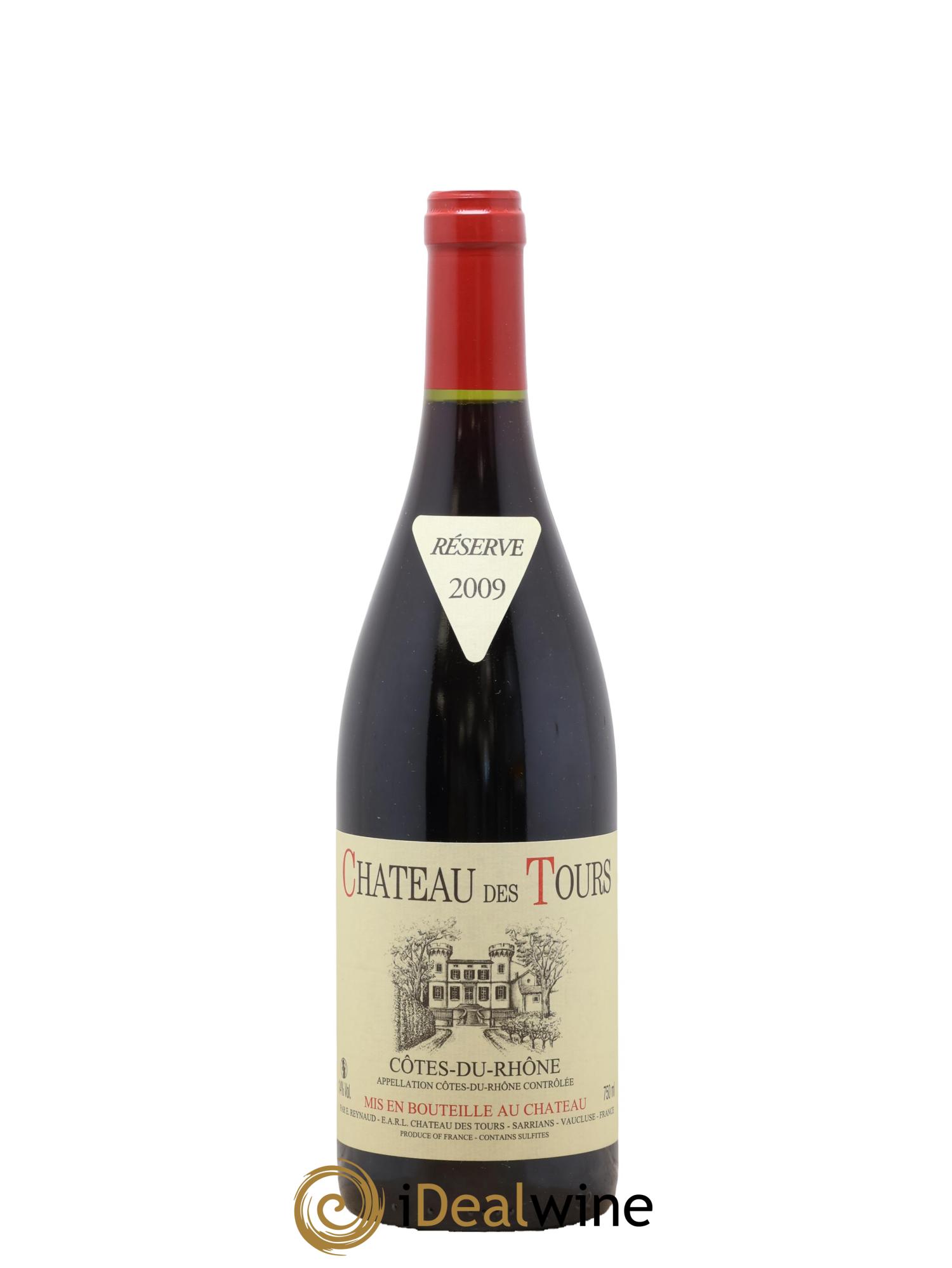 Côtes-du-Rhône Château des Tours Emmanuel Reynaud 2009 - Lot de 1 bouteille - 0