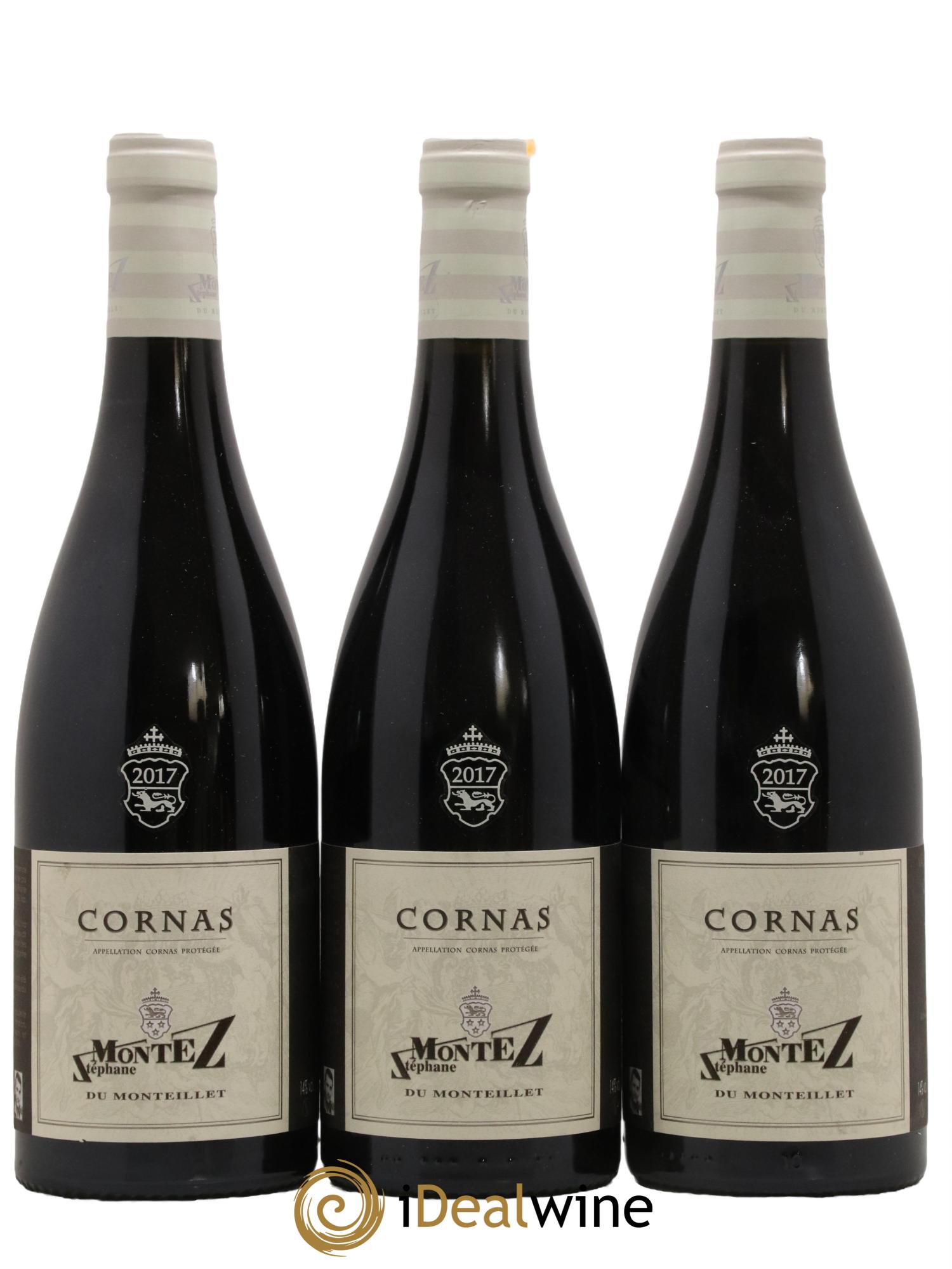 Cornas Les Cotes Domaine Montez 2017 - Lot de 3 bouteilles - 0
