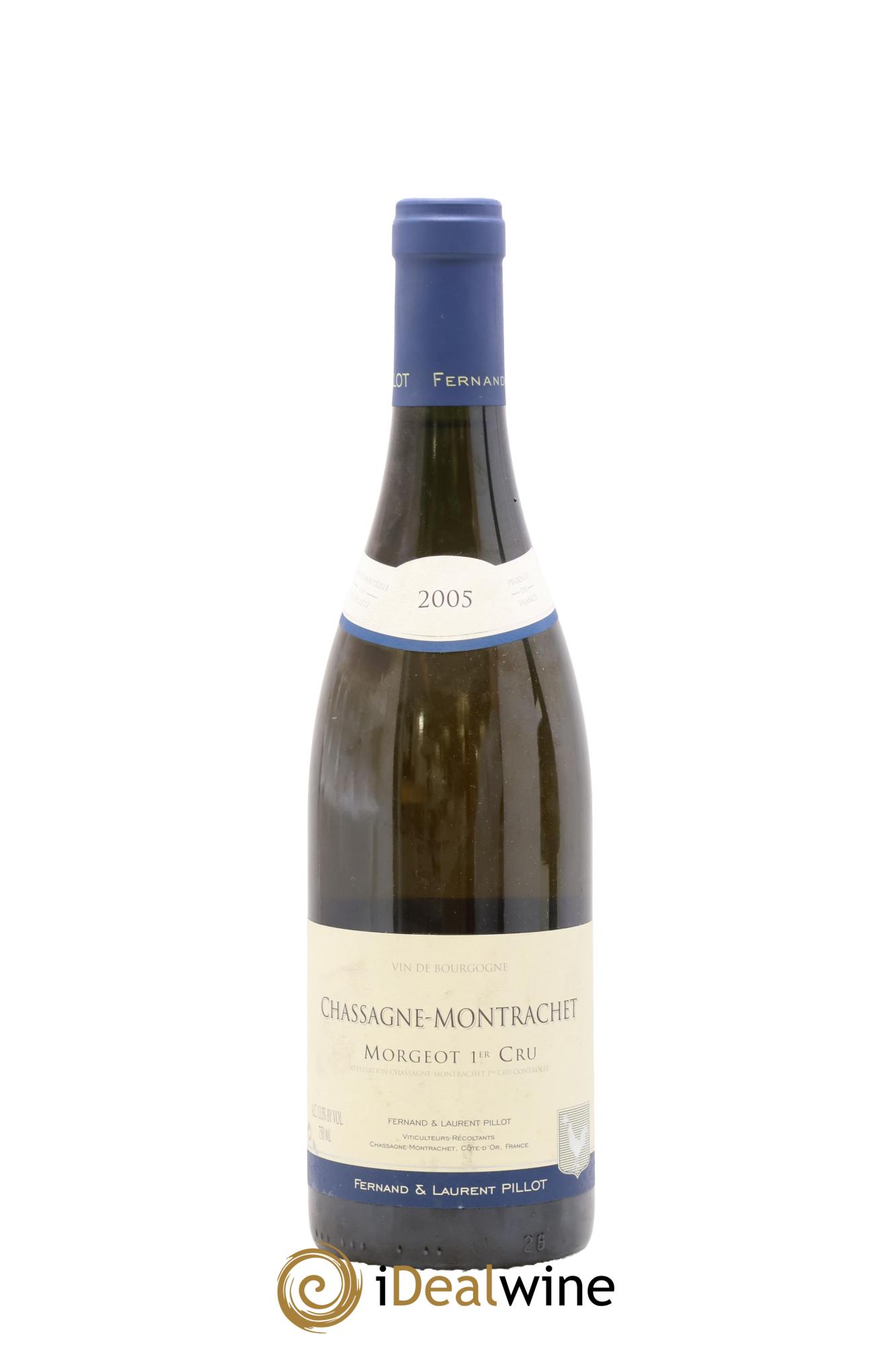Chassagne-Montrachet 1er Cru Morgeot Fernand et Laurent Pillot 2005 - Lote de 1 botella - 0