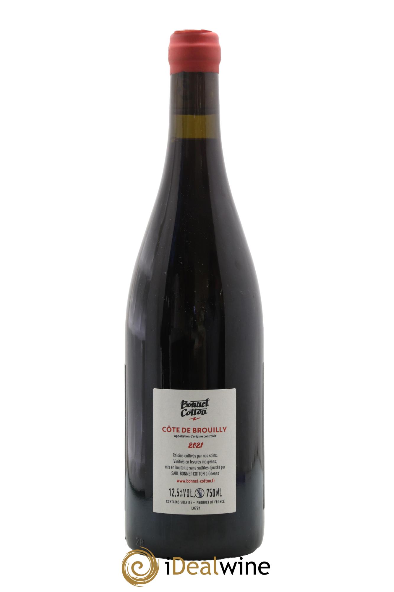 Côte de Brouilly Bonnet-Cotton (Domaine) 2021 - Lot de 1 bouteille - 1