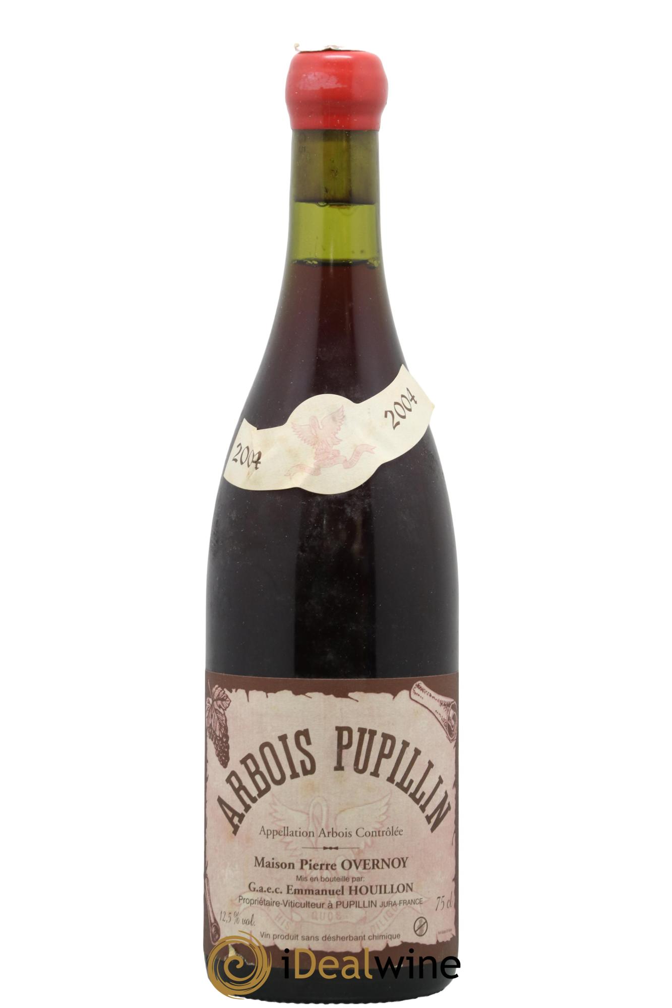 Arbois-Pupillin Poulsard (cire rouge) Overnoy-Houillon (Domaine) 2004 - Lot de 1 bouteille - 0