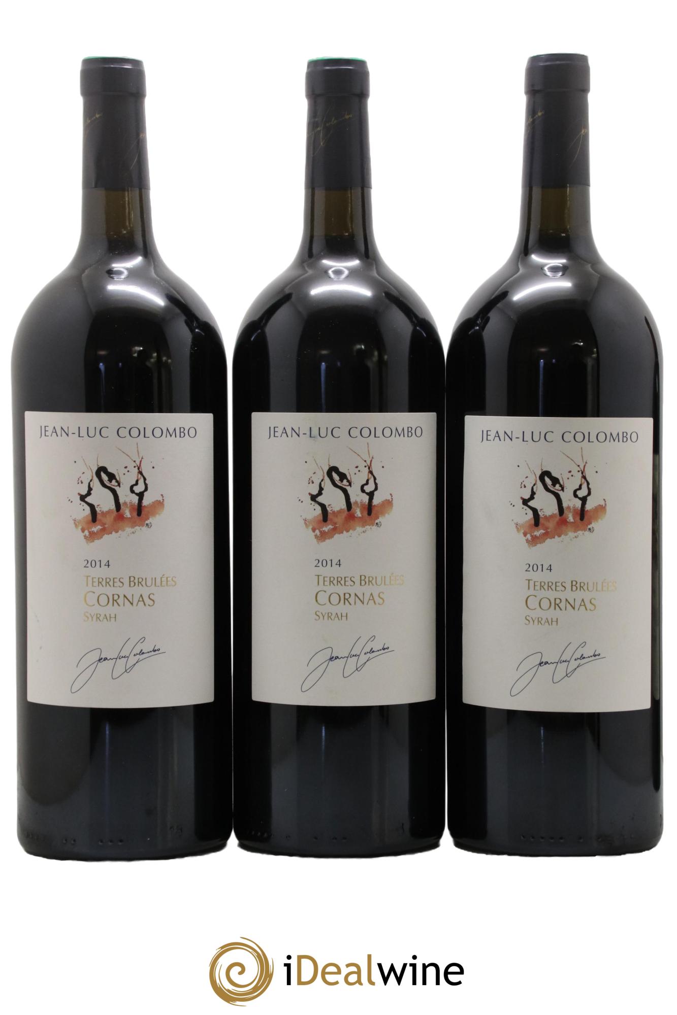 Cornas Terres Brûlées Jean-Luc Colombo 2014 - Posten von 3 Magnum - 0