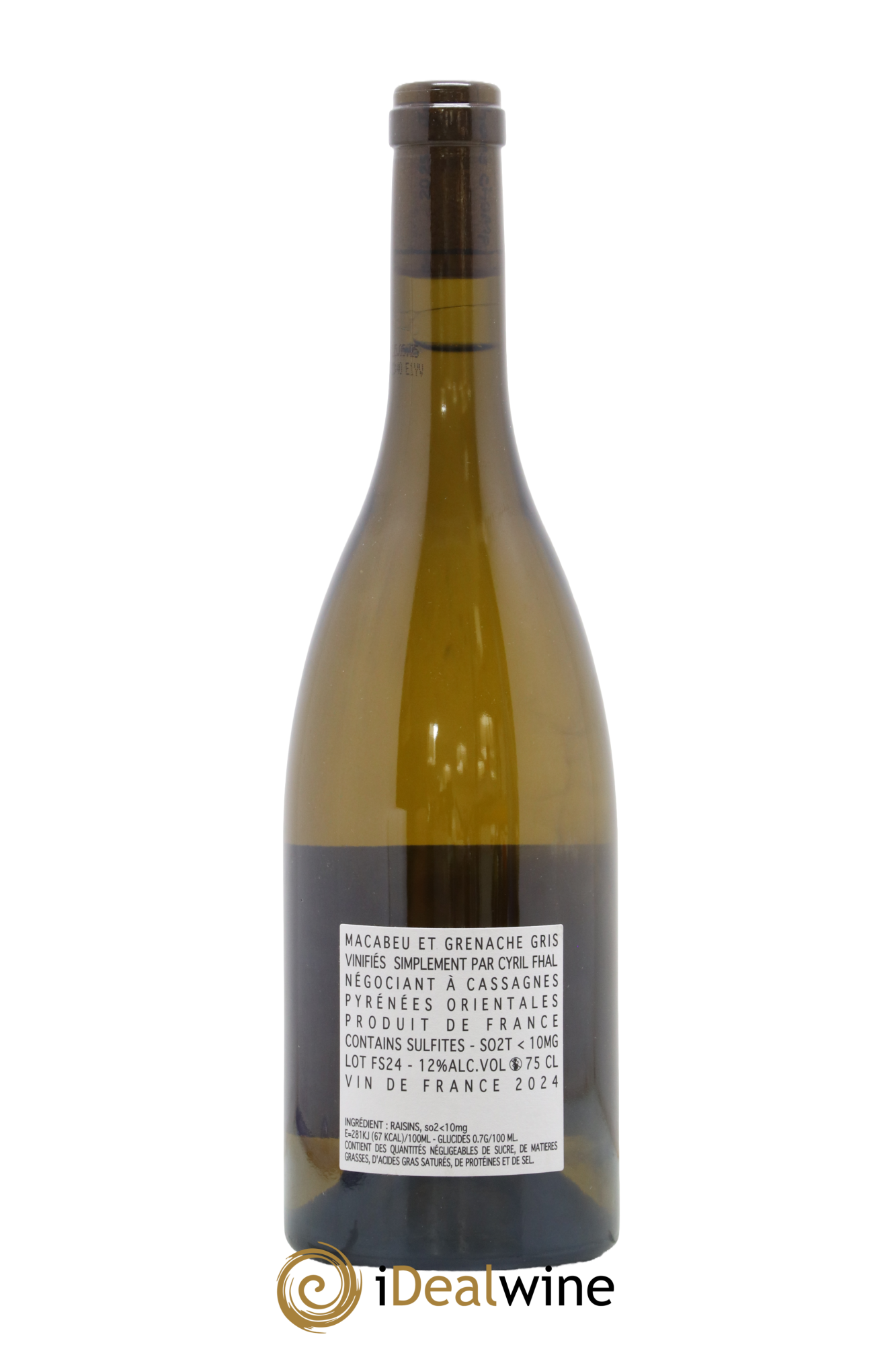 Côtes Catalanes Clos du Rouge Gorge La femme soleil Cyril Fhal 2024 - Lot de 1 bouteille - 1