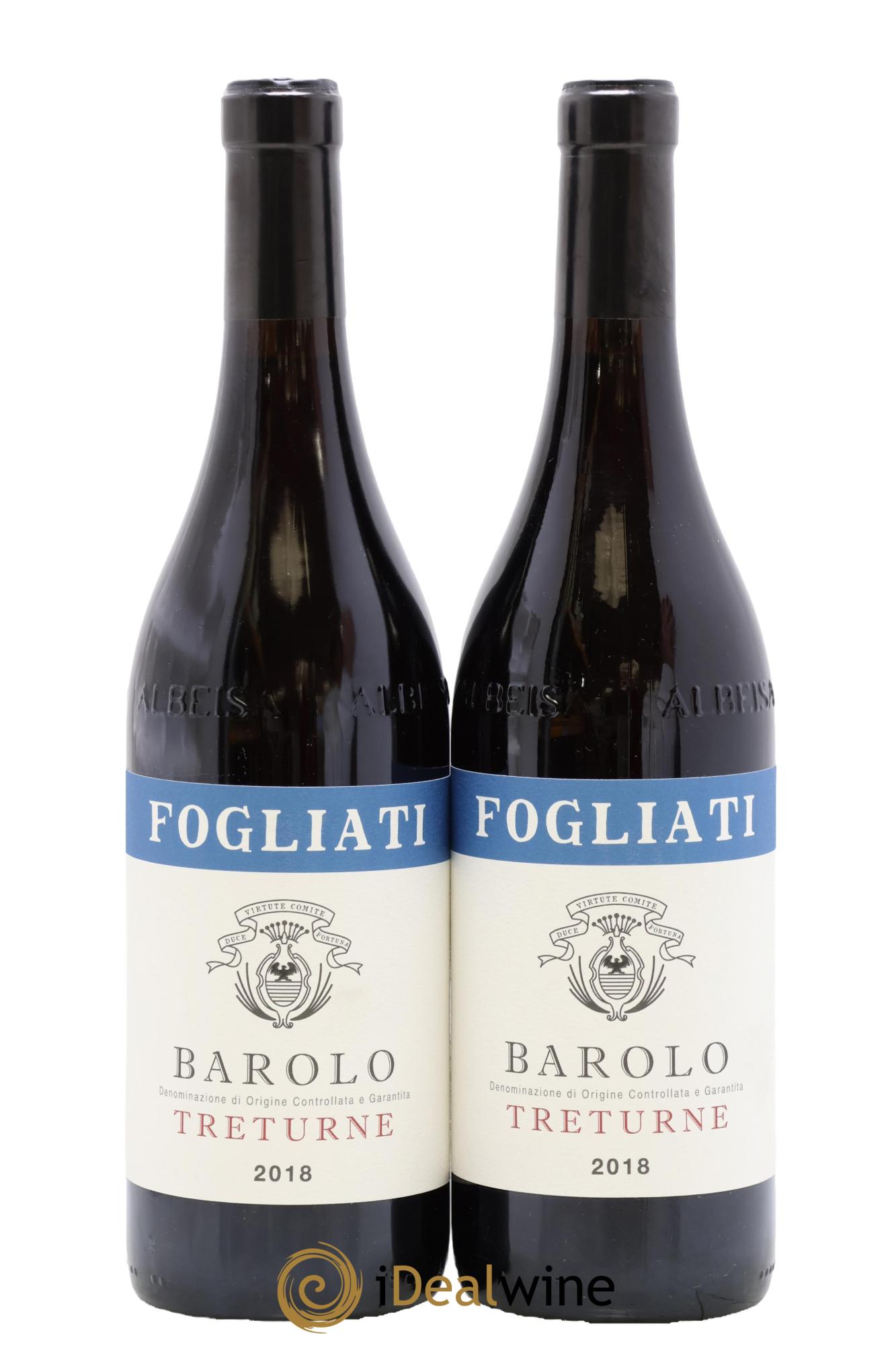 Barolo DOC Treturne Fogliati 2018 - Lot of 2 bottles - 0