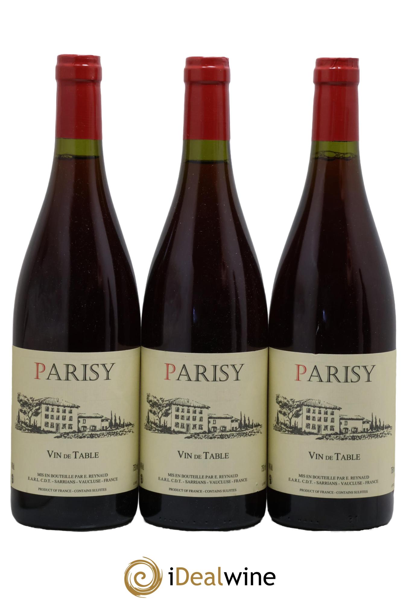 Vin de Table Parisy  Emmanuel Reynaud 2019 - Lot of 3 bottles - 0
