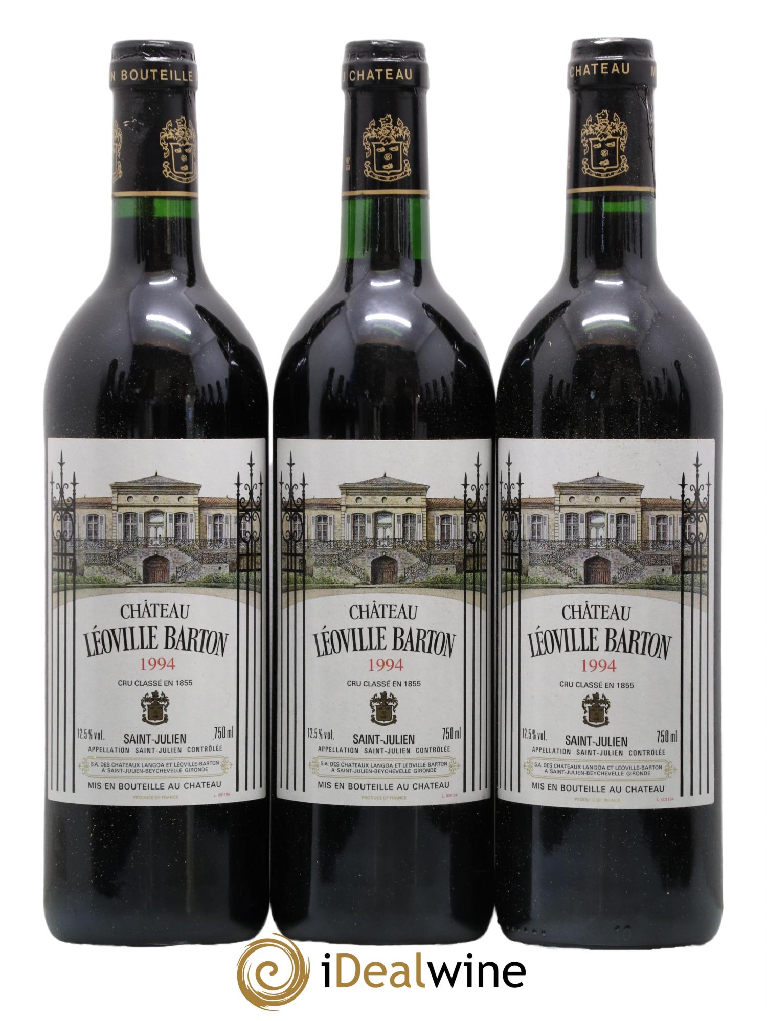 Château Léoville Barton 2ème Grand Cru Classé 1994 - Lot of 12 bottles - 1