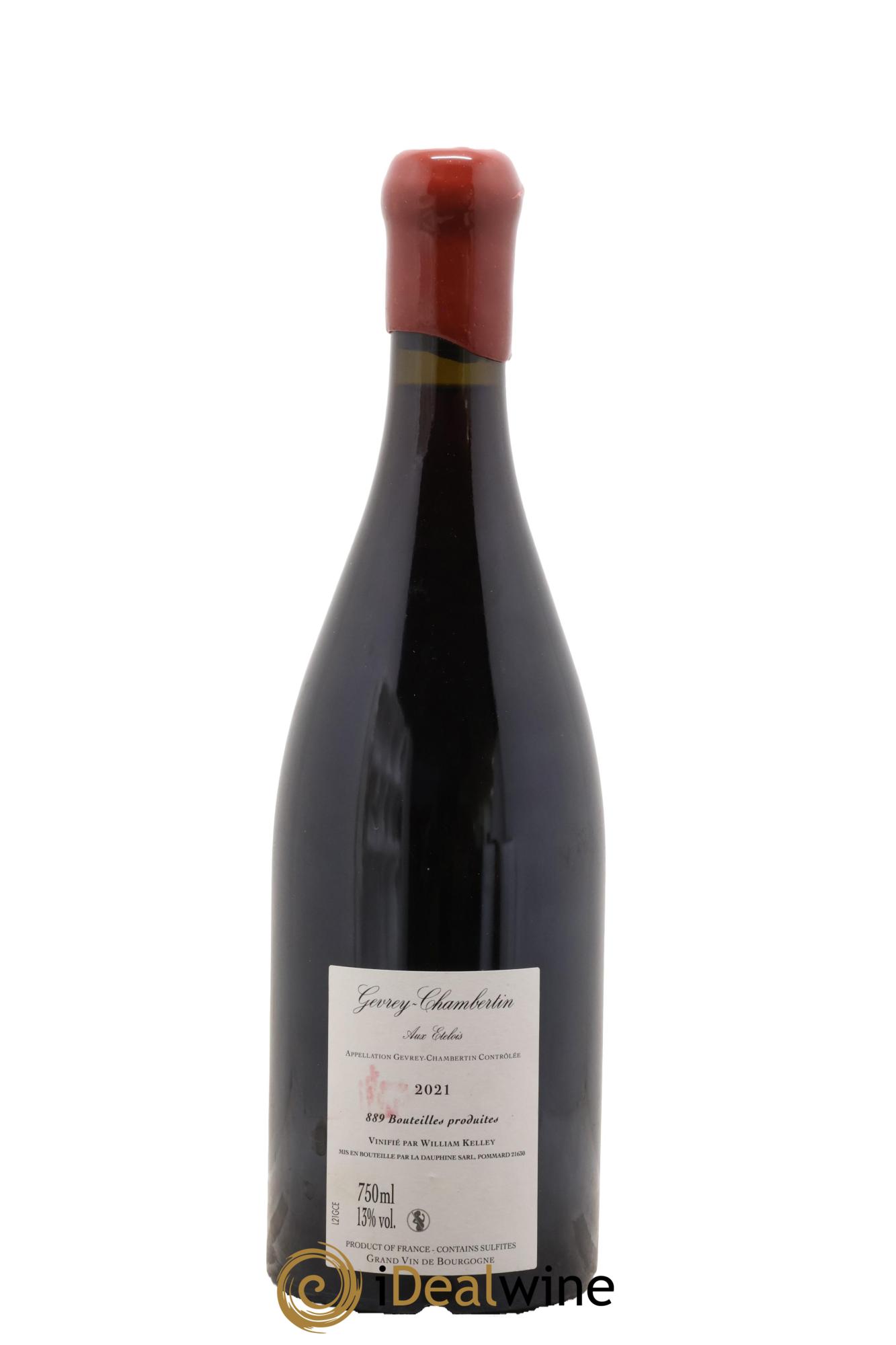 Gevrey-Chambertin Aux Etelois William Kelley 2021 - Lot de 1 bouteille - 1
