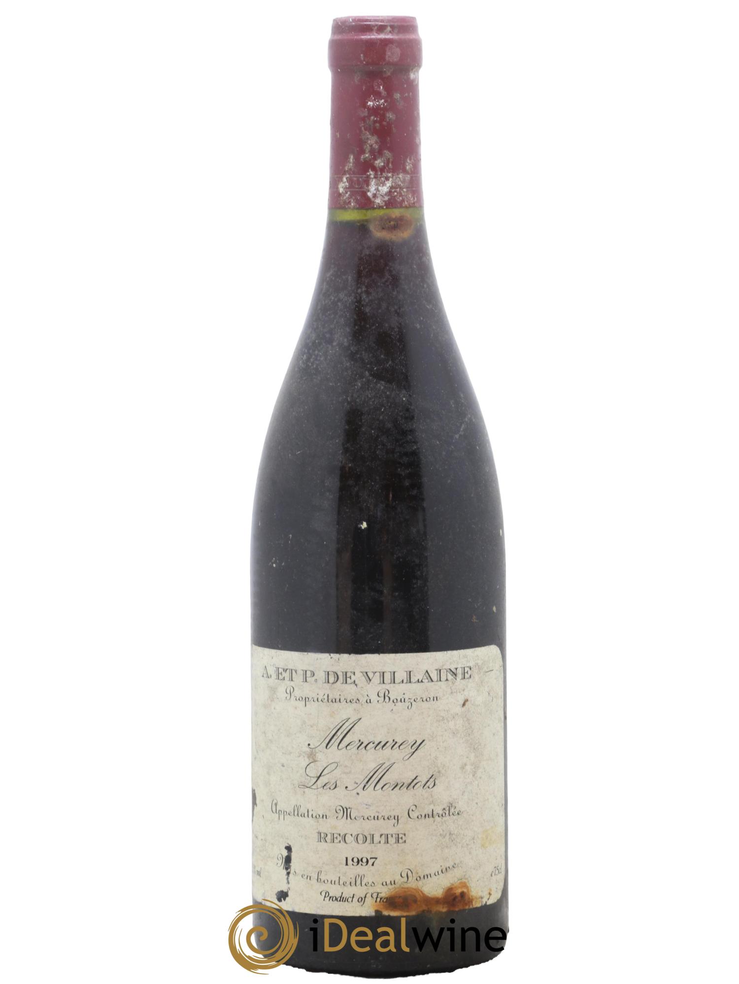 Mercurey Les Montots Domaine de Villaine 1997 - Lot de 1 bouteille - 0