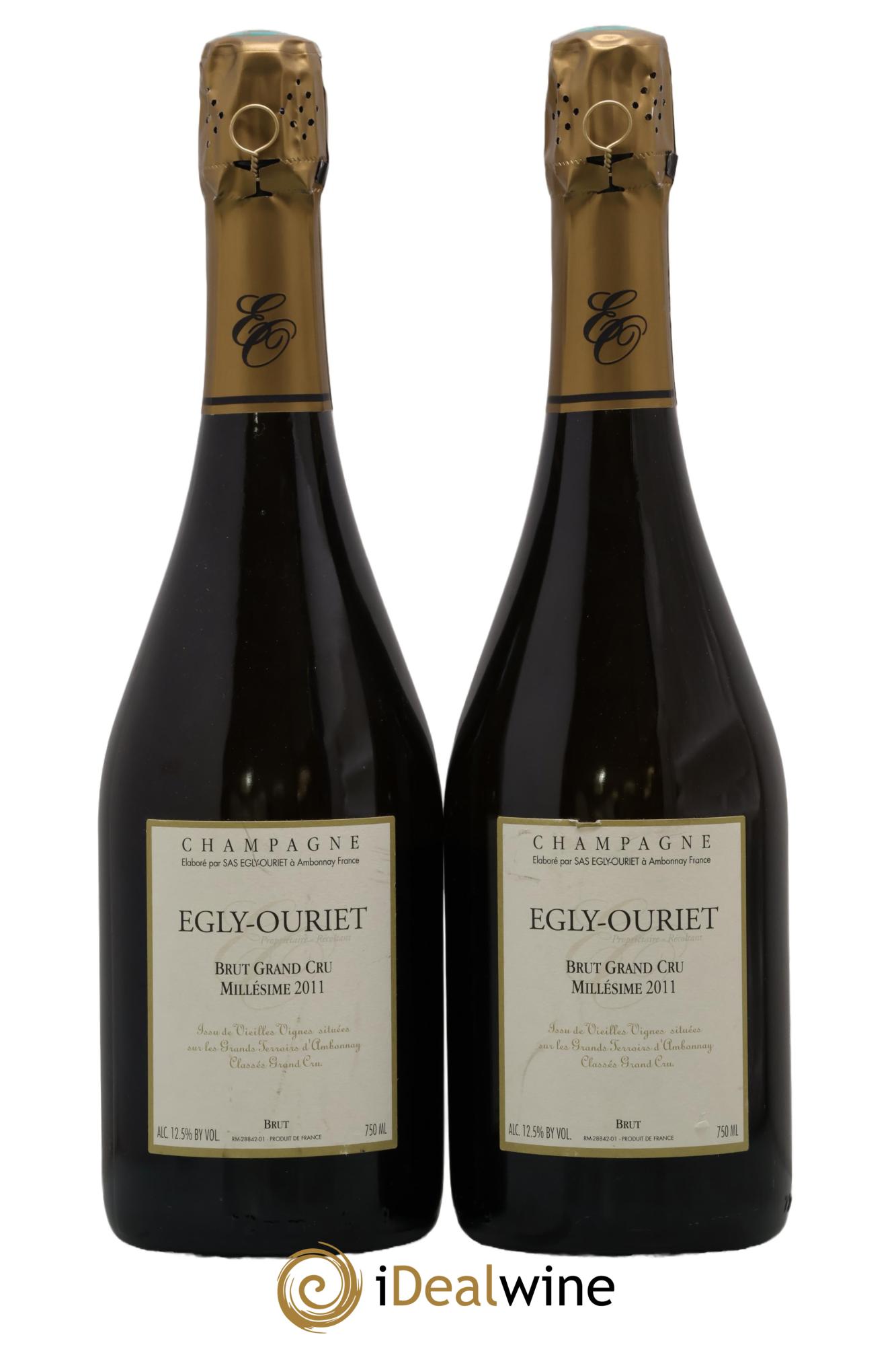 Ambonnay Vieilles Vignes Brut Millésimé Egly-Ouriet 2011 - Lot of 2 bottles - 0