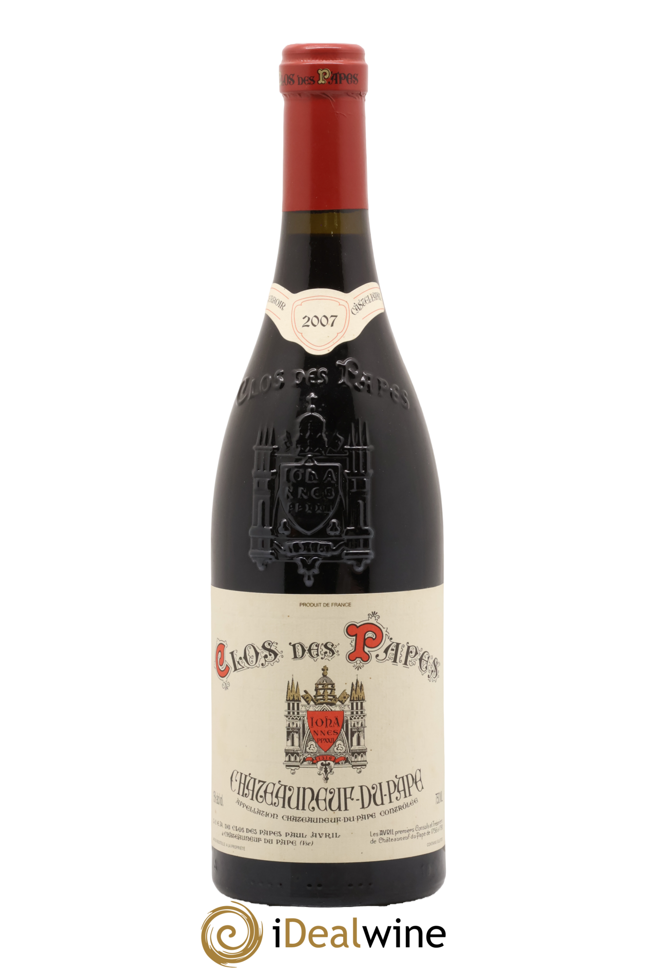 Châteauneuf-du-Pape Clos des Papes - Paul Avril 2007 - Lot de 1 bouteille - 0