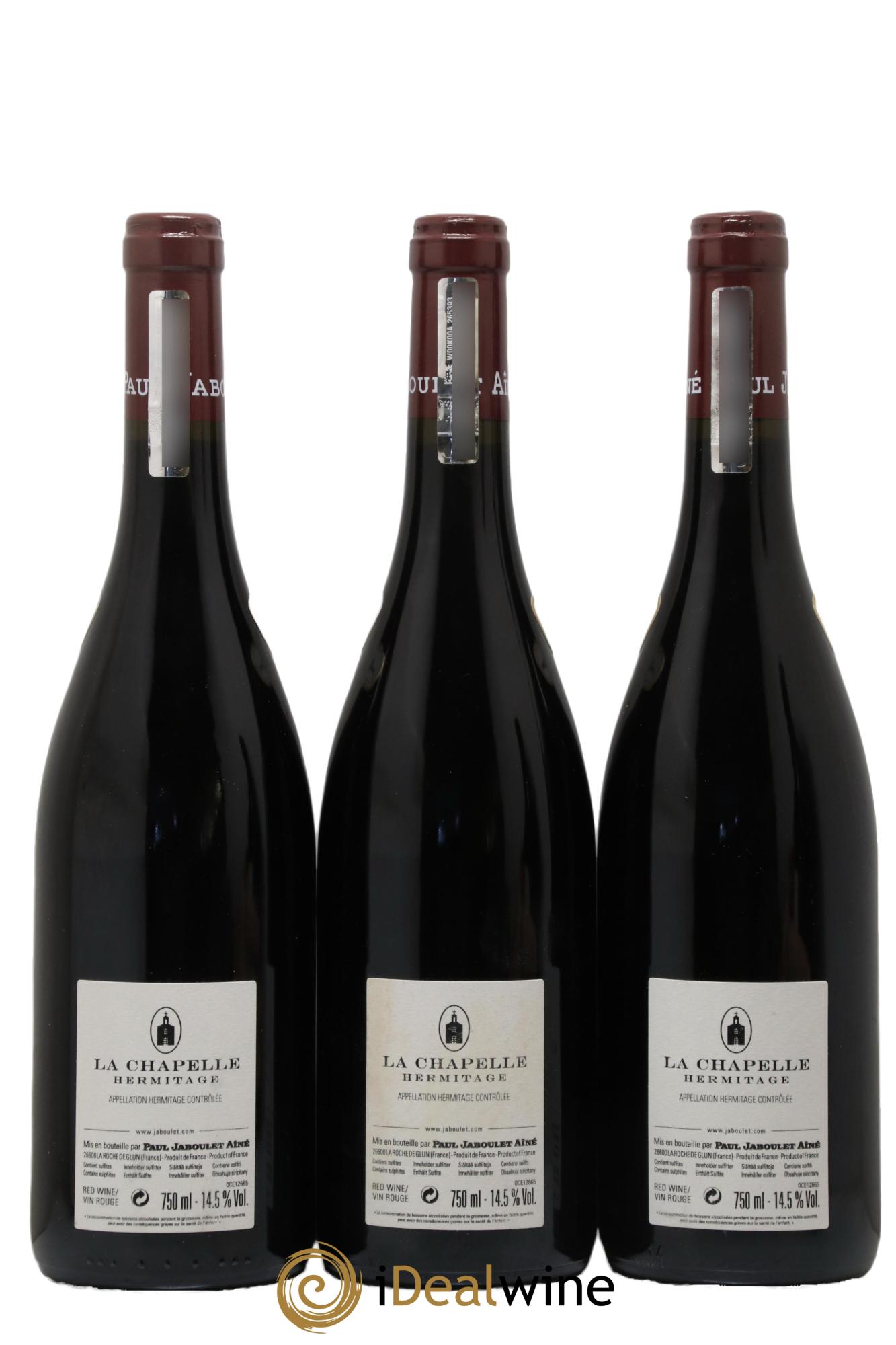 Hermitage La Chapelle Paul Jaboulet Ainé 2015 - Lotto di 3 bottiglie - 1