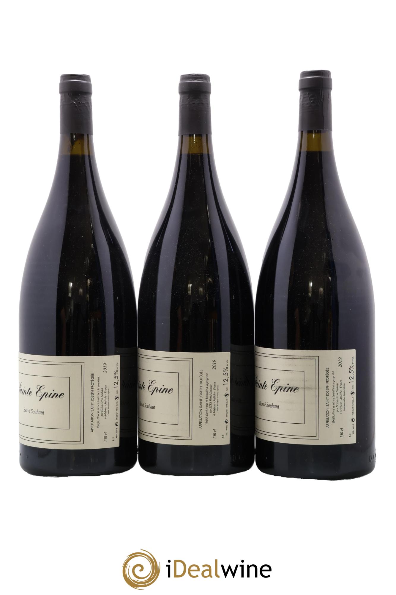 Saint-Joseph Sainte Epine Hervé Souhaut - Domaine Romaneaux-Destezet 2019 - Lot of 3 magnums - 1