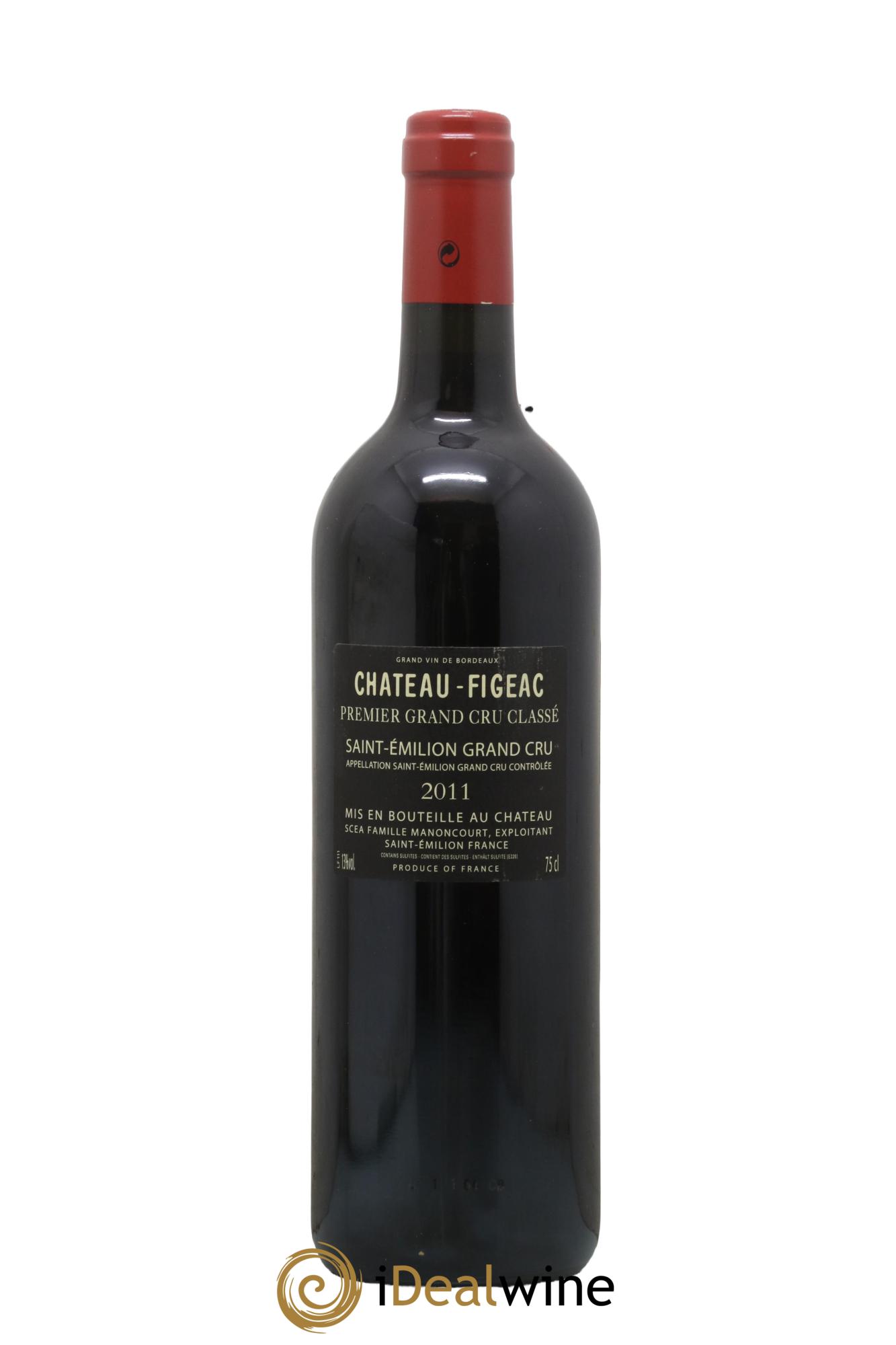 Château Figeac 1er Grand Cru Classé A 2011 - Lotto di 1 bottiglia - 1