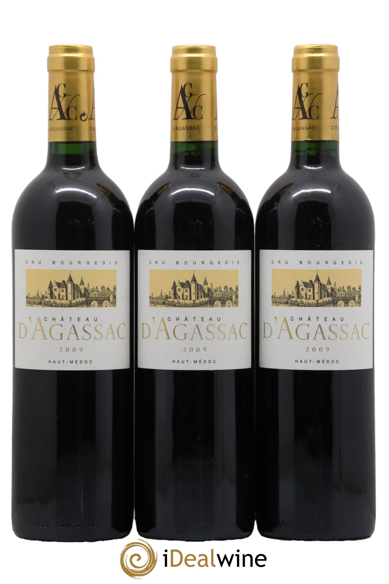 Château d' Agassac Cru Bourgeois 2009 - Lot de 3 bouteilles - 0