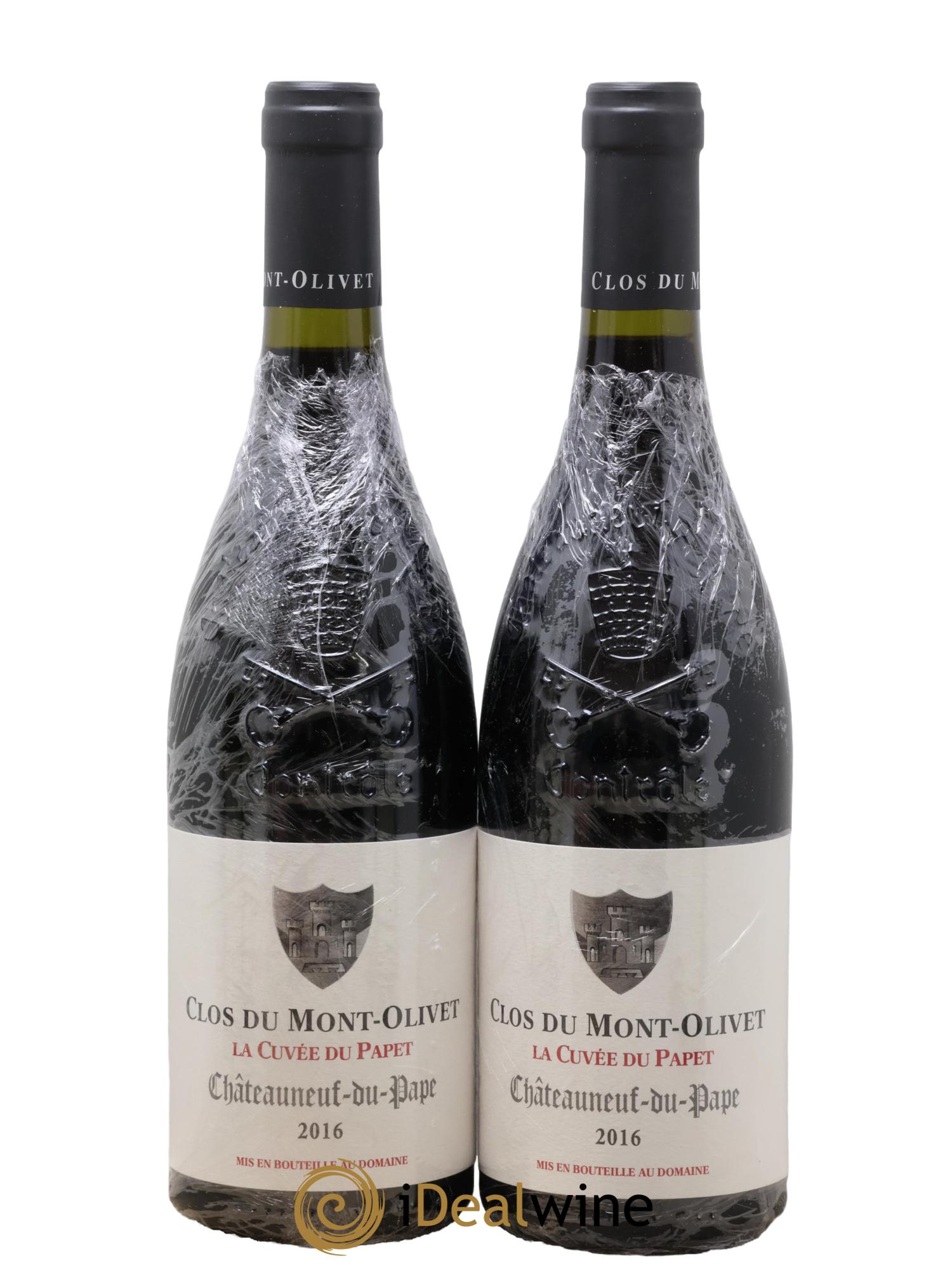 Châteauneuf-du-Pape Cuvée du Papet Clos du Mont-Olivet 2016 - Lot de 2 bouteilles - 0