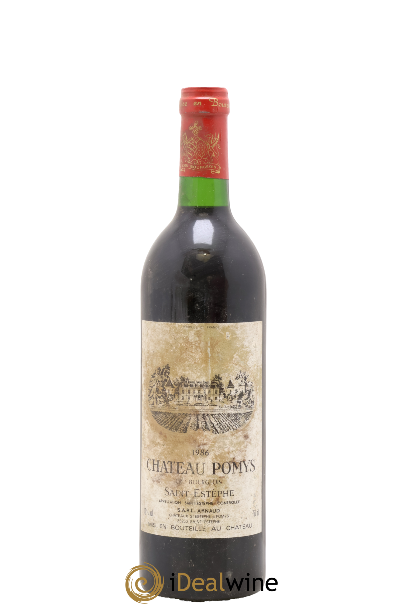 Château Pomys Cru Bourgeois 1986 - Lotto di 1 bottiglia - 0