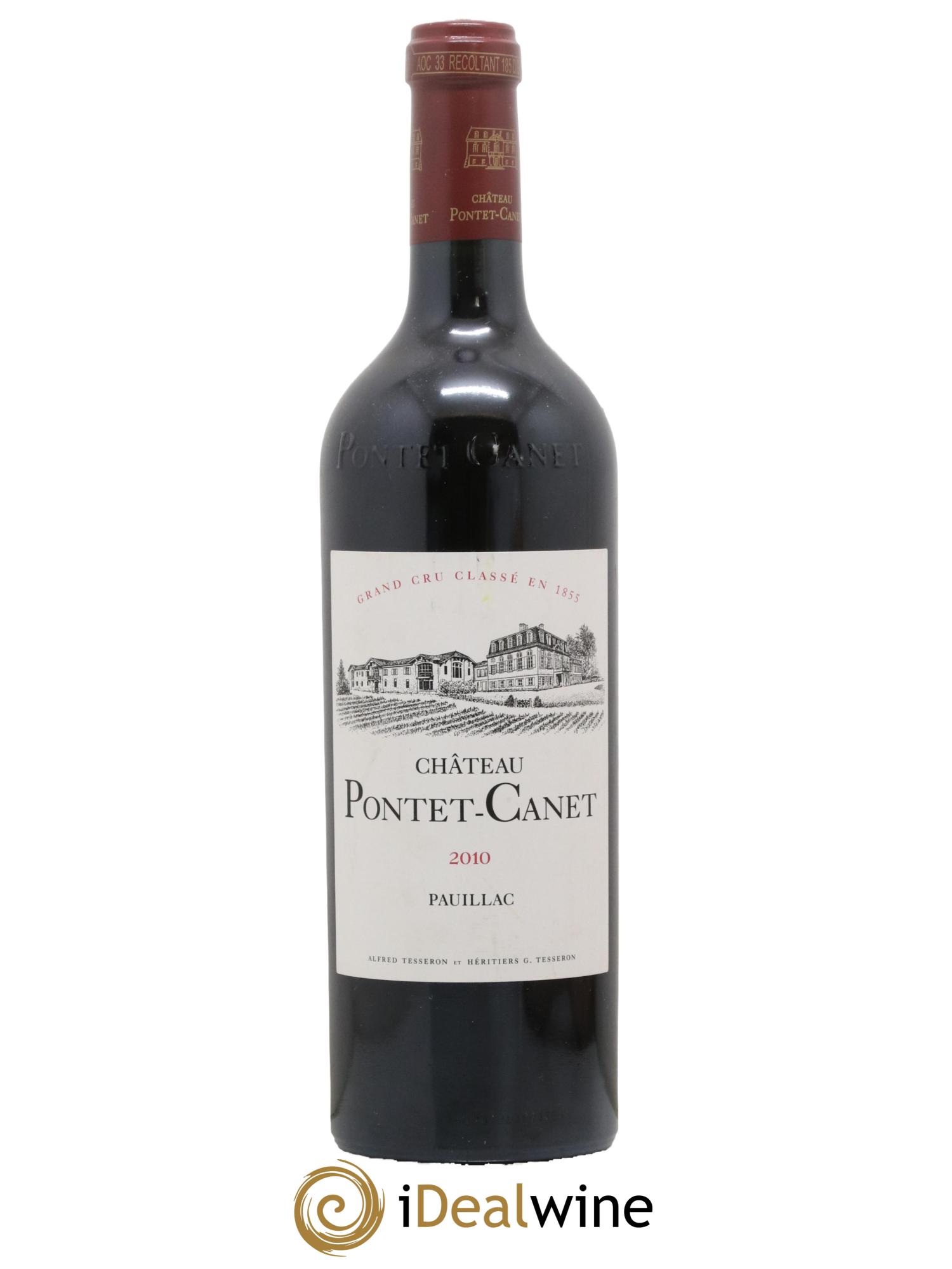 Château Pontet Canet 5ème Grand Cru Classé 2010 - Lot de 1 bouteille - 0