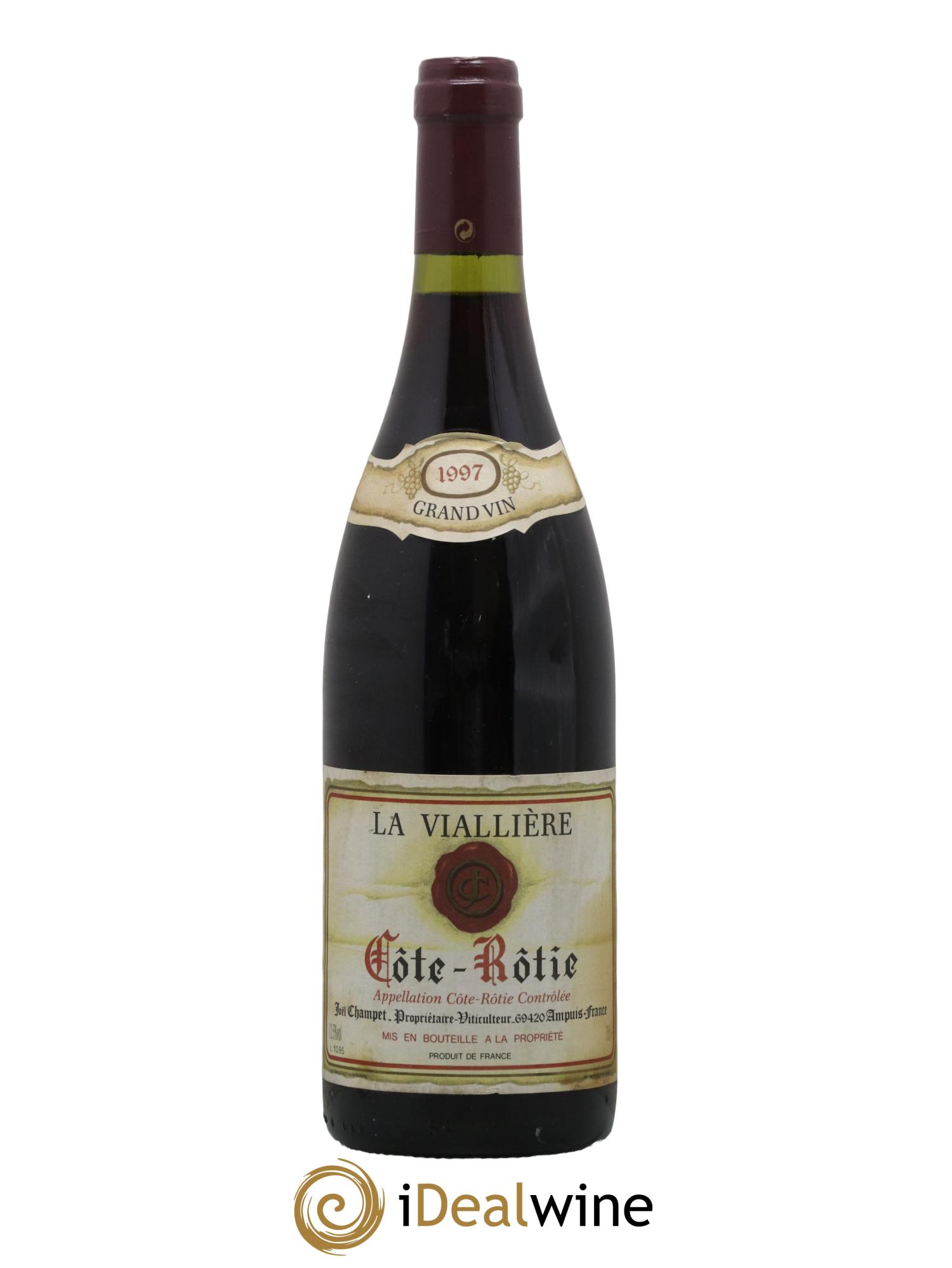 Côte-Rôtie La Viallière Champet 1997 - Lot de 1 bouteille - 0