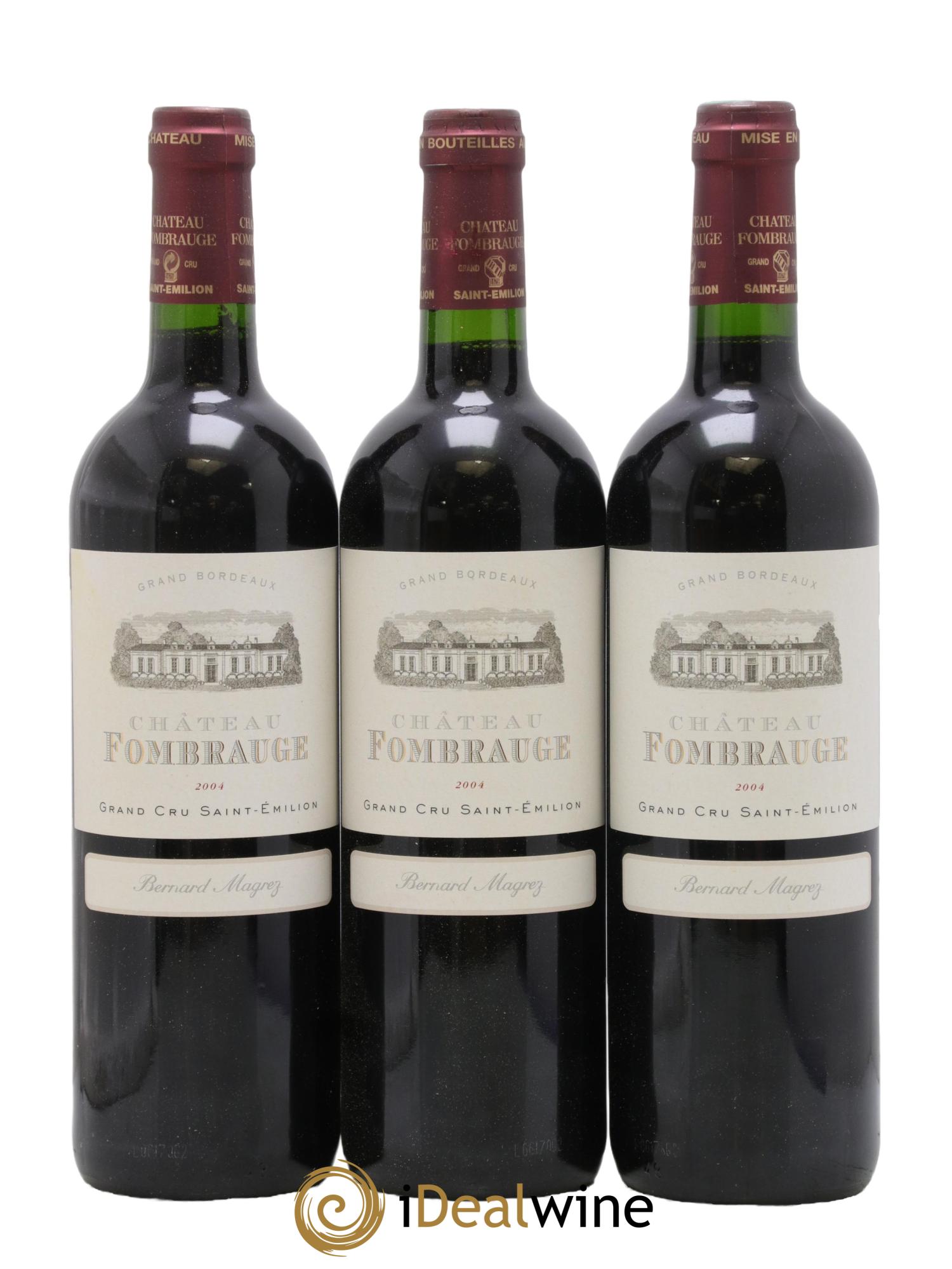 Château Fombrauge Grand Cru Classé 2004 - Posten von 3 Flaschen - 0