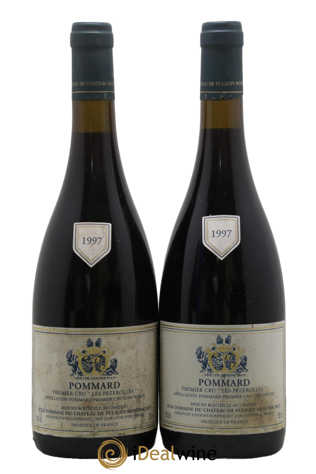 Pommard 1er Cru Pezerolles Chateau de Puligny-Montrachet 1997 - Posten von 2 Flaschen - 0