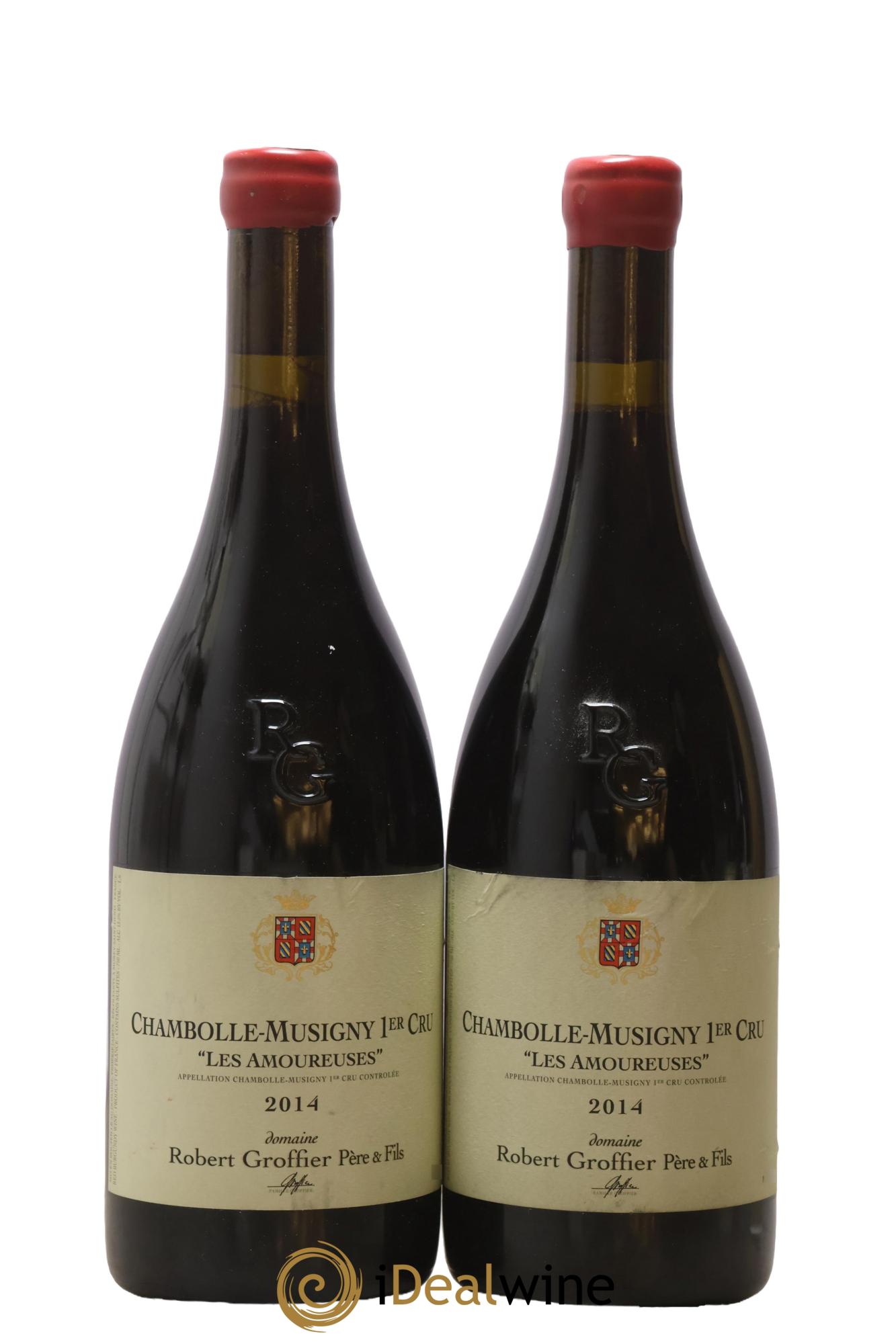 Chambolle-Musigny 1er Cru Les Amoureuses Robert Groffier Père & Fils (Domaine) 2014 - Lot de 2 bouteilles - 0
