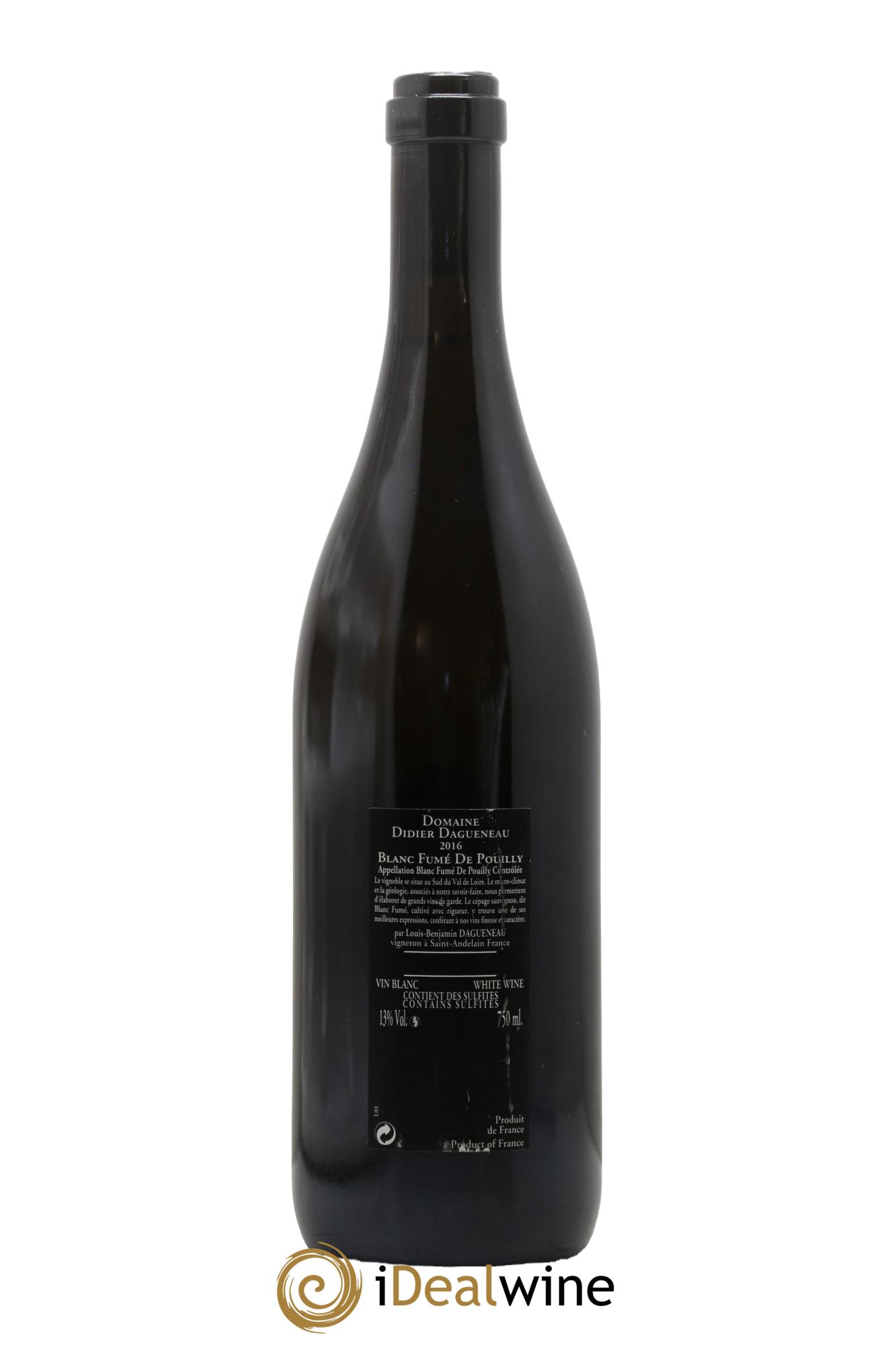 Vin de France (anciennement Pouilly-Fumé) Silex Dagueneau (Domaine Didier - Louis-Benjamin) 2016 - Posten von 1 Flasche - 1