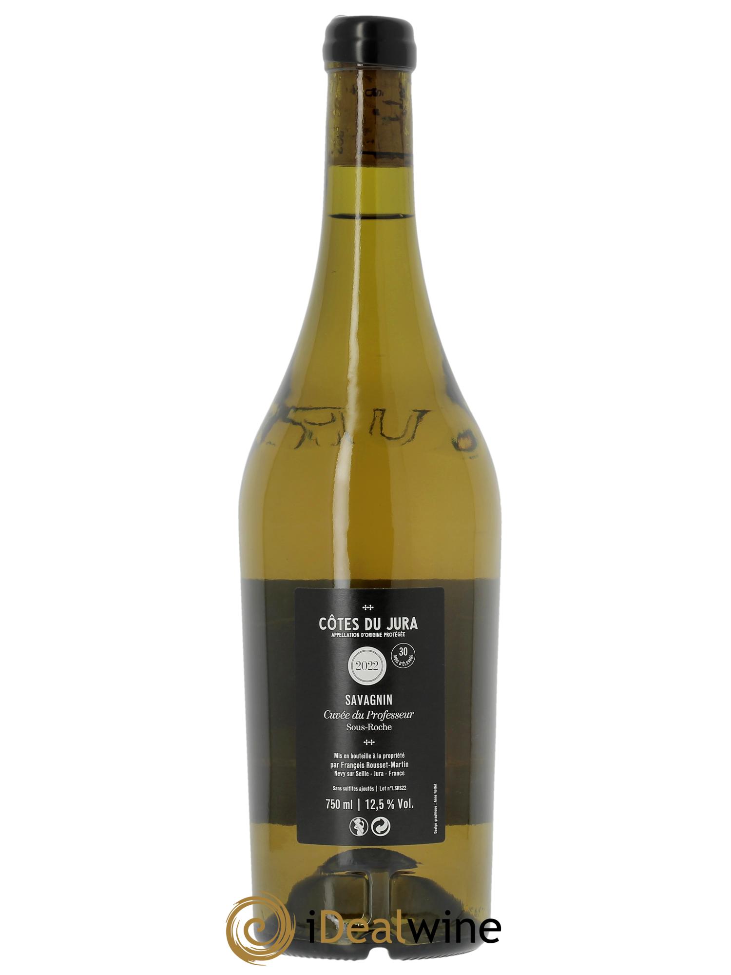 Côtes du Jura Cuvée Professeur Sous-Roche François Rousset Martin 2022 - Lot of 1 bottle - 1