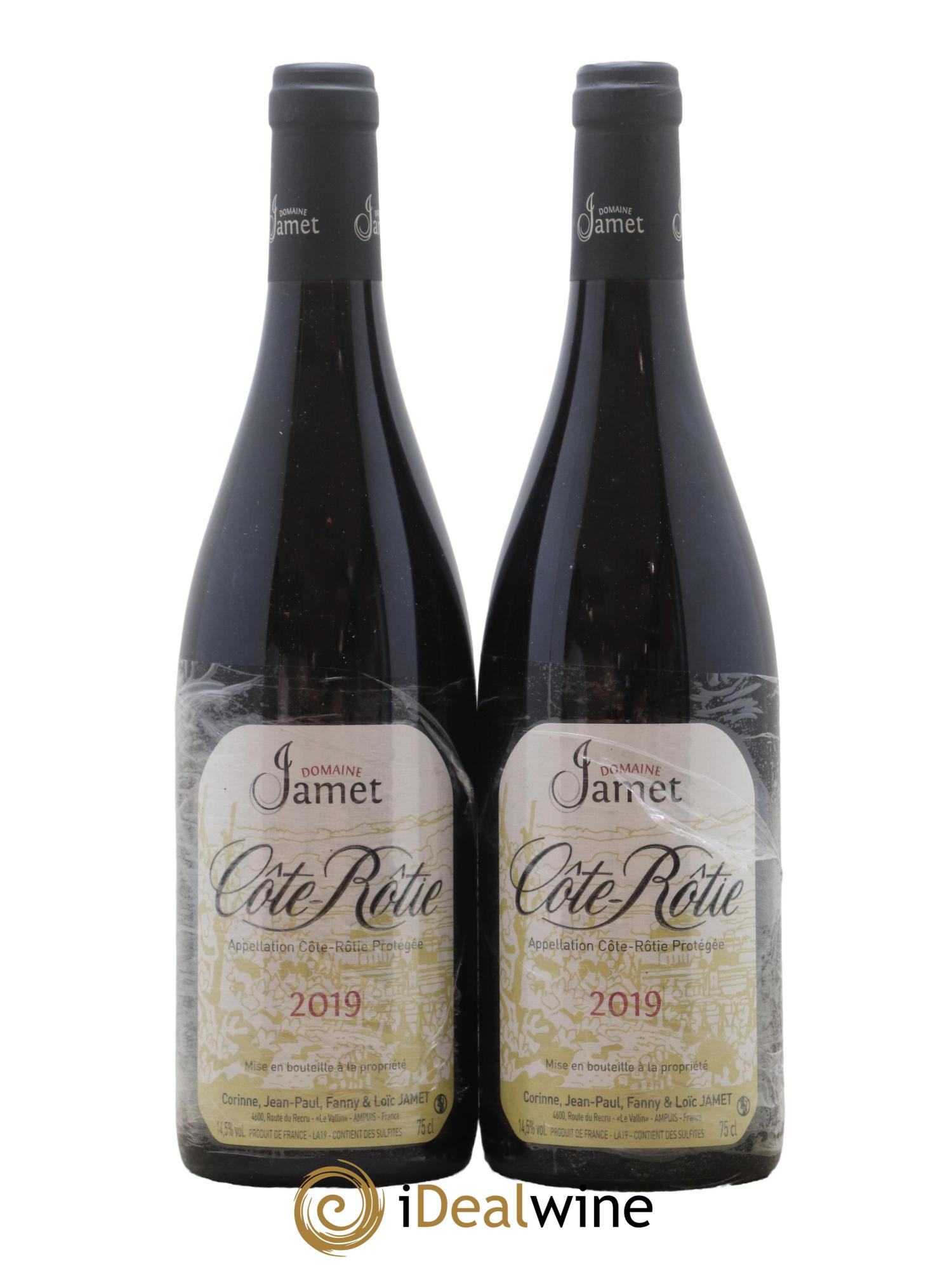 Côte-Rôtie Jamet (Domaine) 2019 - Lot de 2 bouteilles - 0