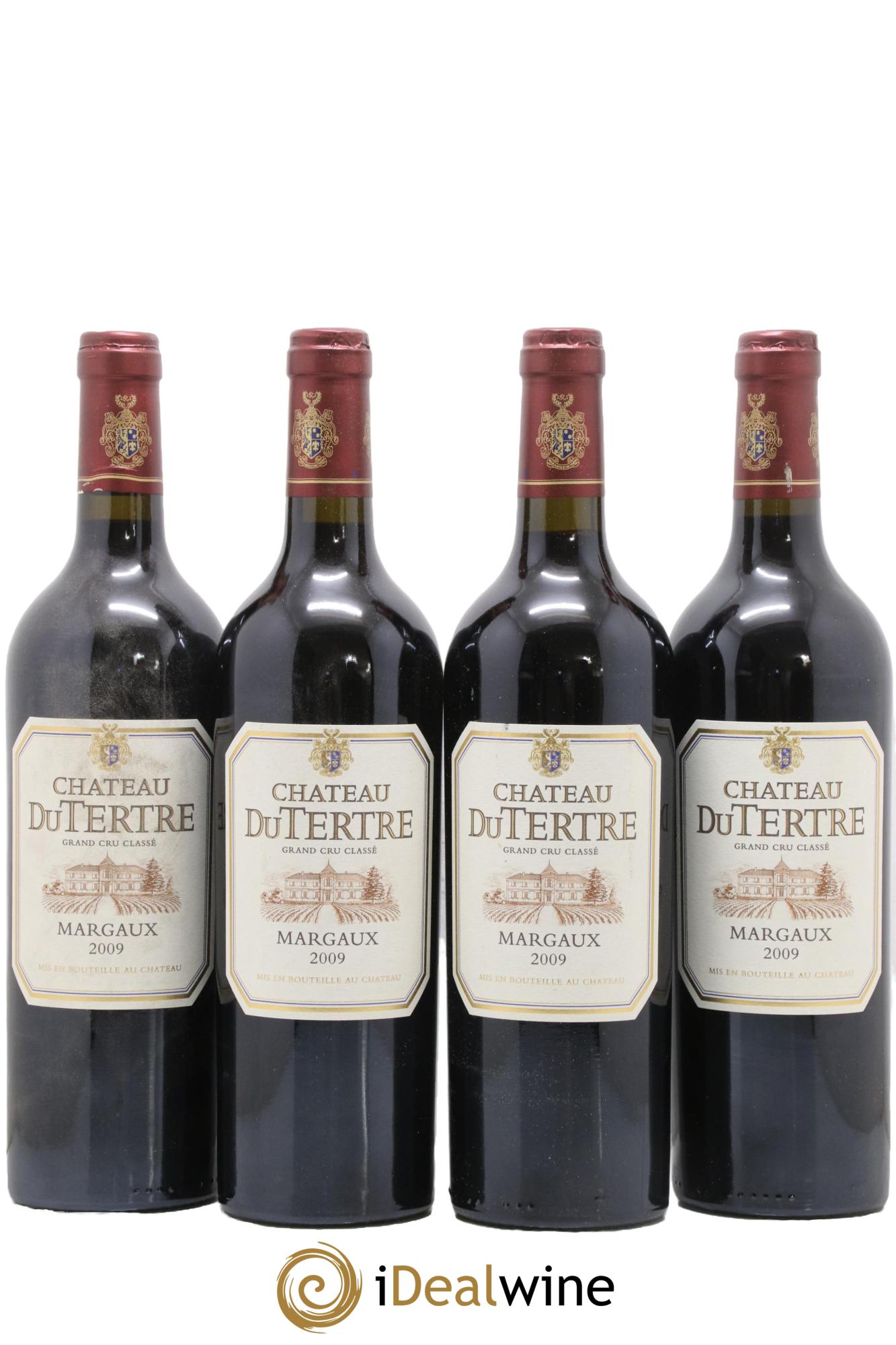 Château du Tertre 5ème Grand Cru Classé 2009 - Lot de 4 bouteilles - 0