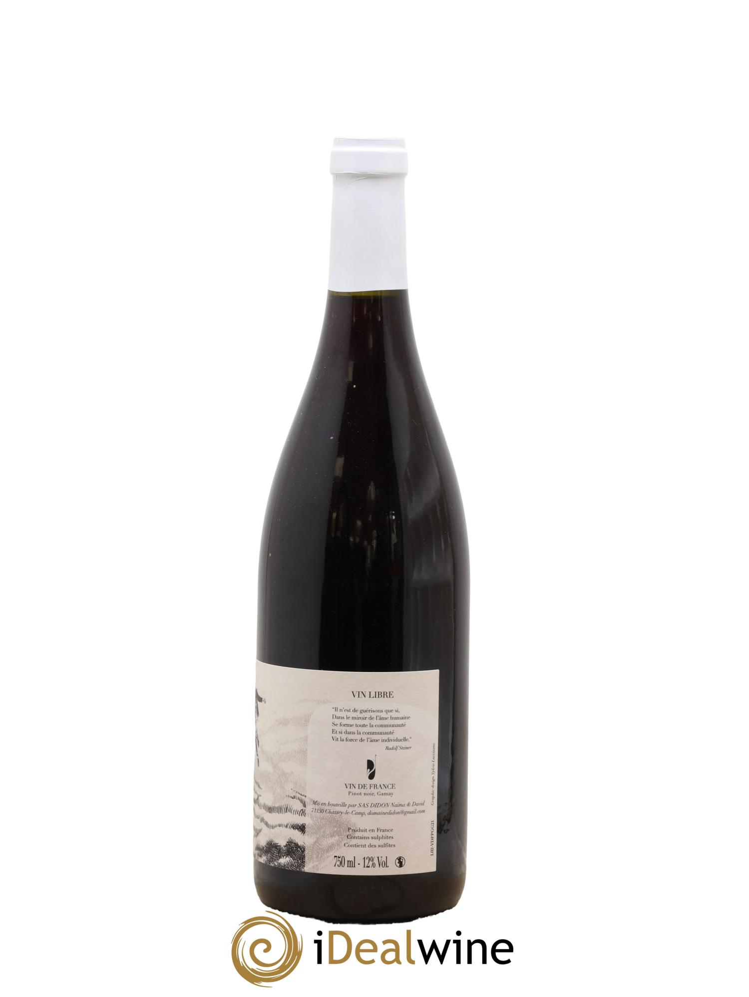 Vin de France Vin Libre Domaine Didon 2021 - Lot de 1 bouteille - 1