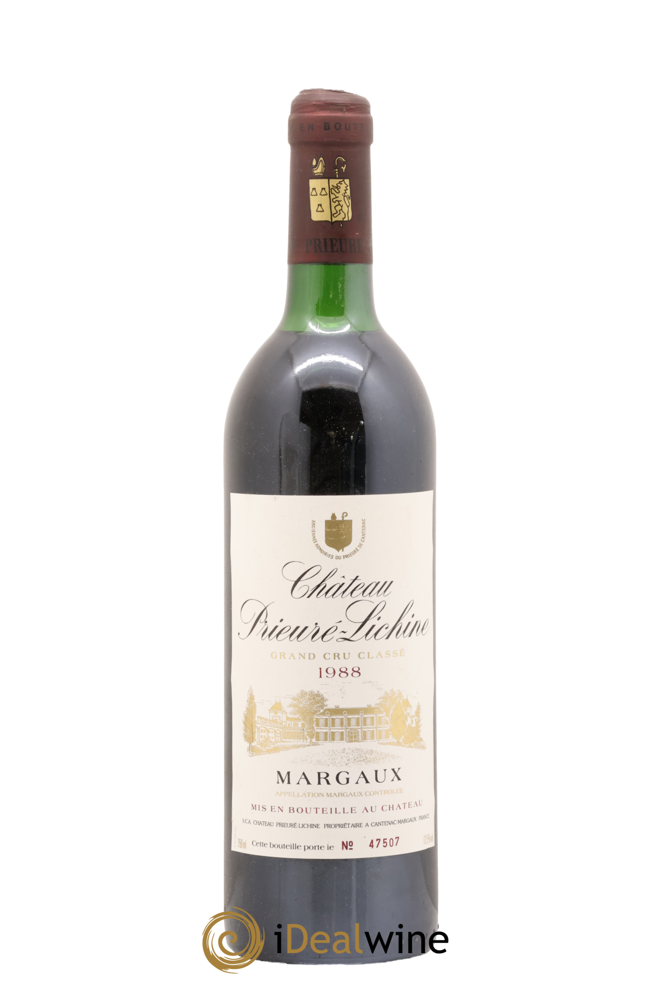Château Prieuré Lichine 4ème Grand Cru Classé 1988 - Lot of 1 bottle - 0