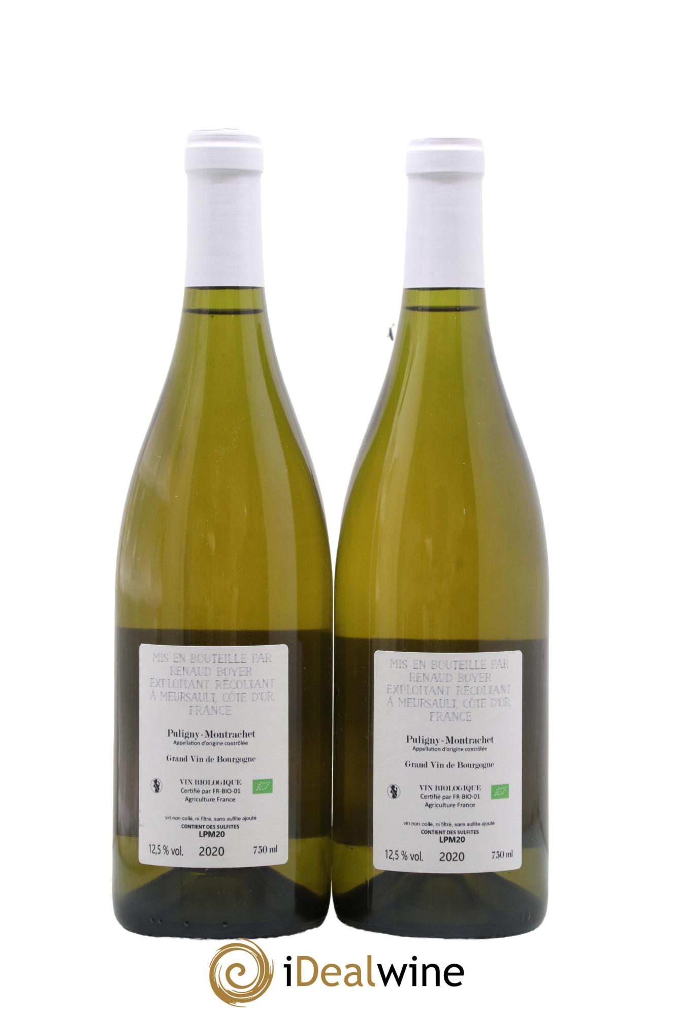 Puligny-Montrachet Les Reuchaux Renaud Boyer 2020 - Posten von 2 Flaschen - 1