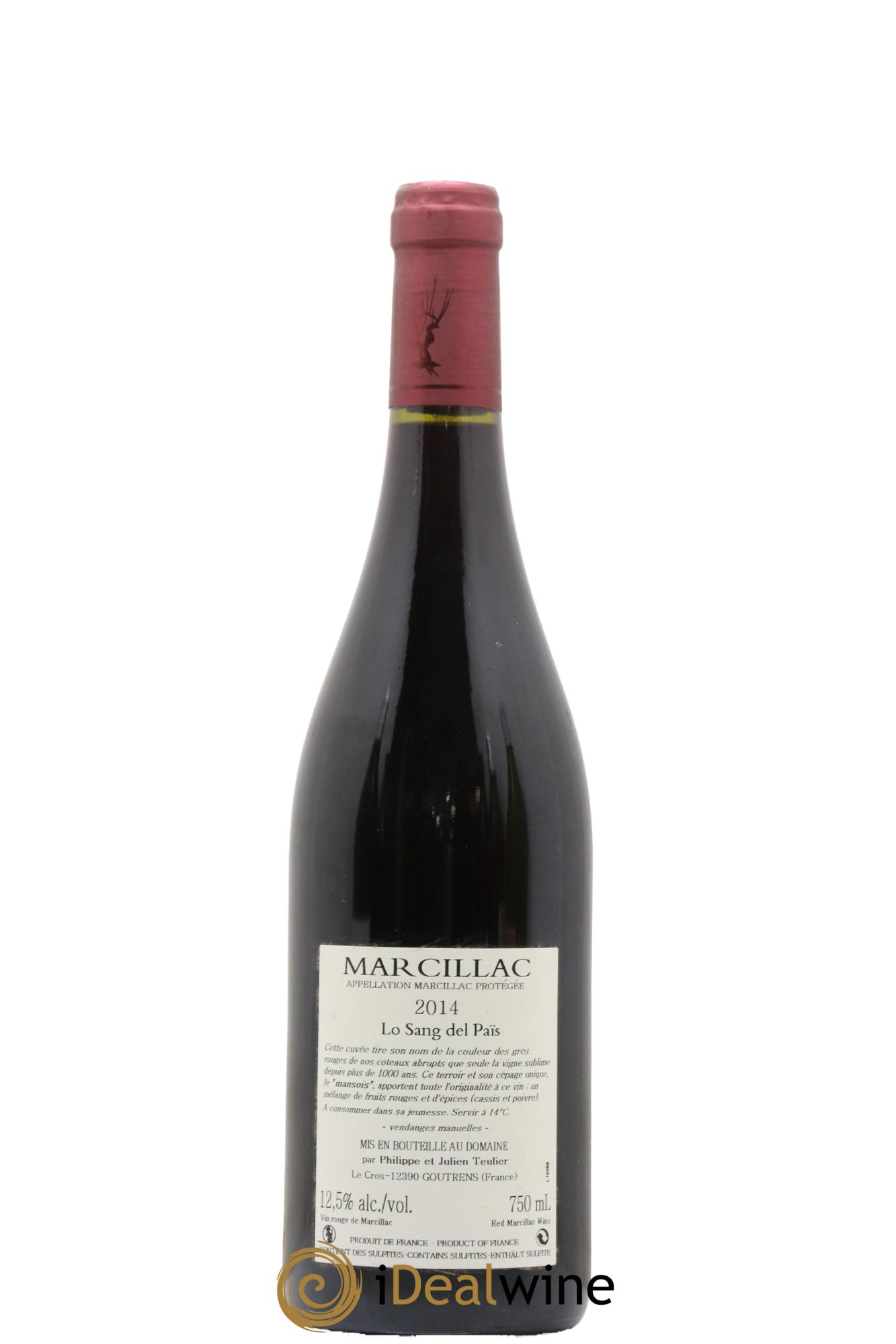 Marcillac Domaine Du Cros 2014 - Lot de 1 bouteille - 1