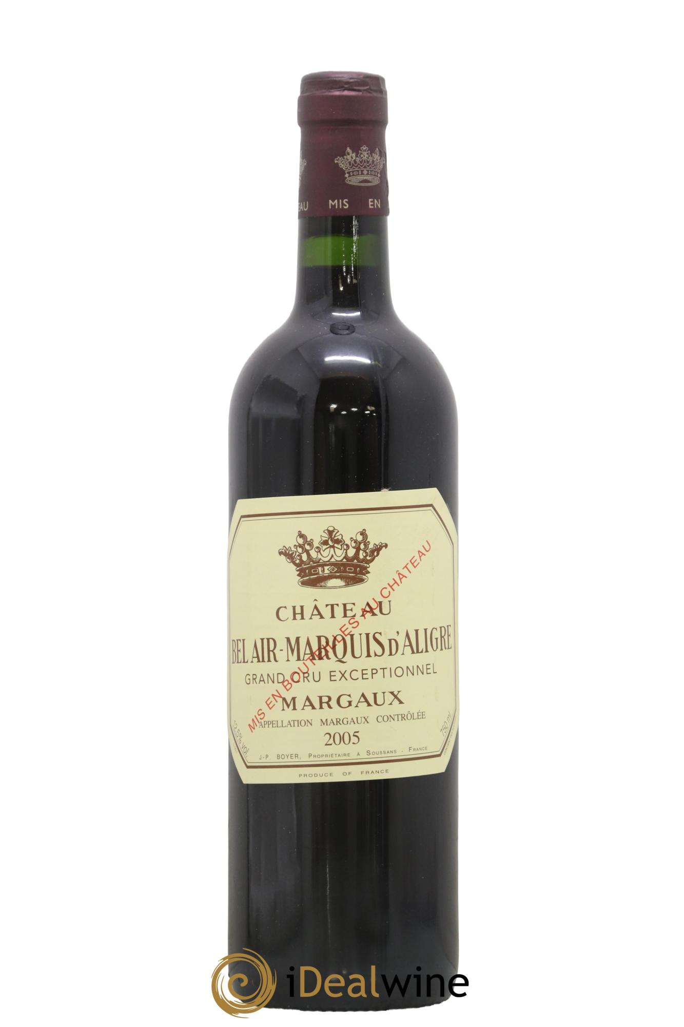 Château Bel Air Marquis d'Aligre 2005 - Lot of 1 bottle - 0