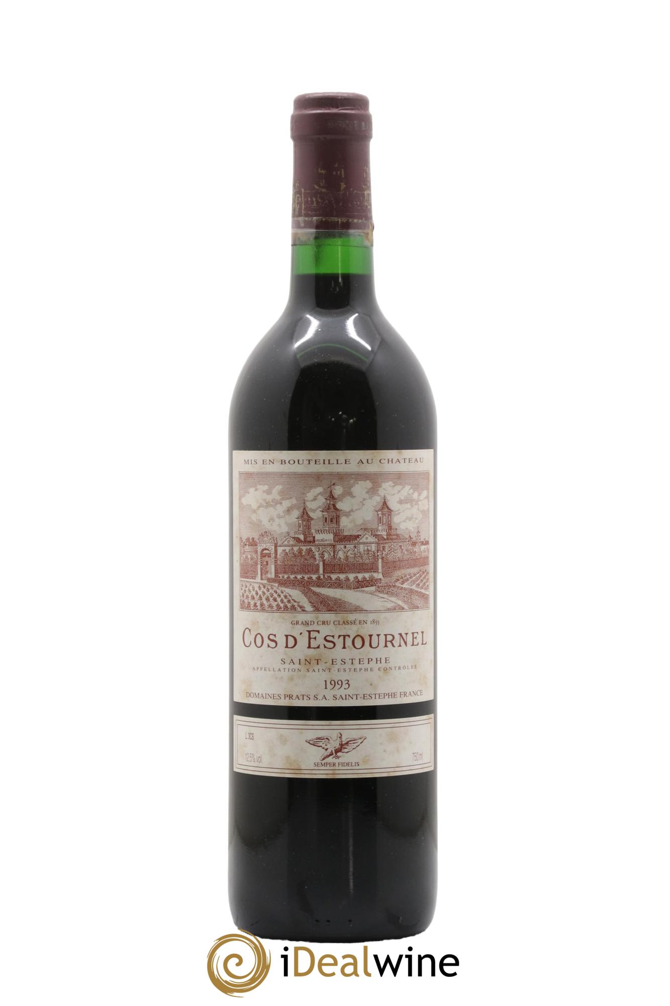 Cos d'Estournel 2ème Grand Cru Classé 1993 - Posten von 1 Flasche - 0