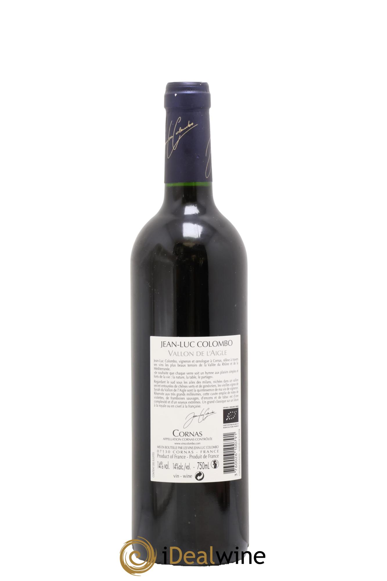 Cornas Vallon de l'Aigle Jean-Luc Colombo 2017 - Lotto di 1 bottiglia - 1