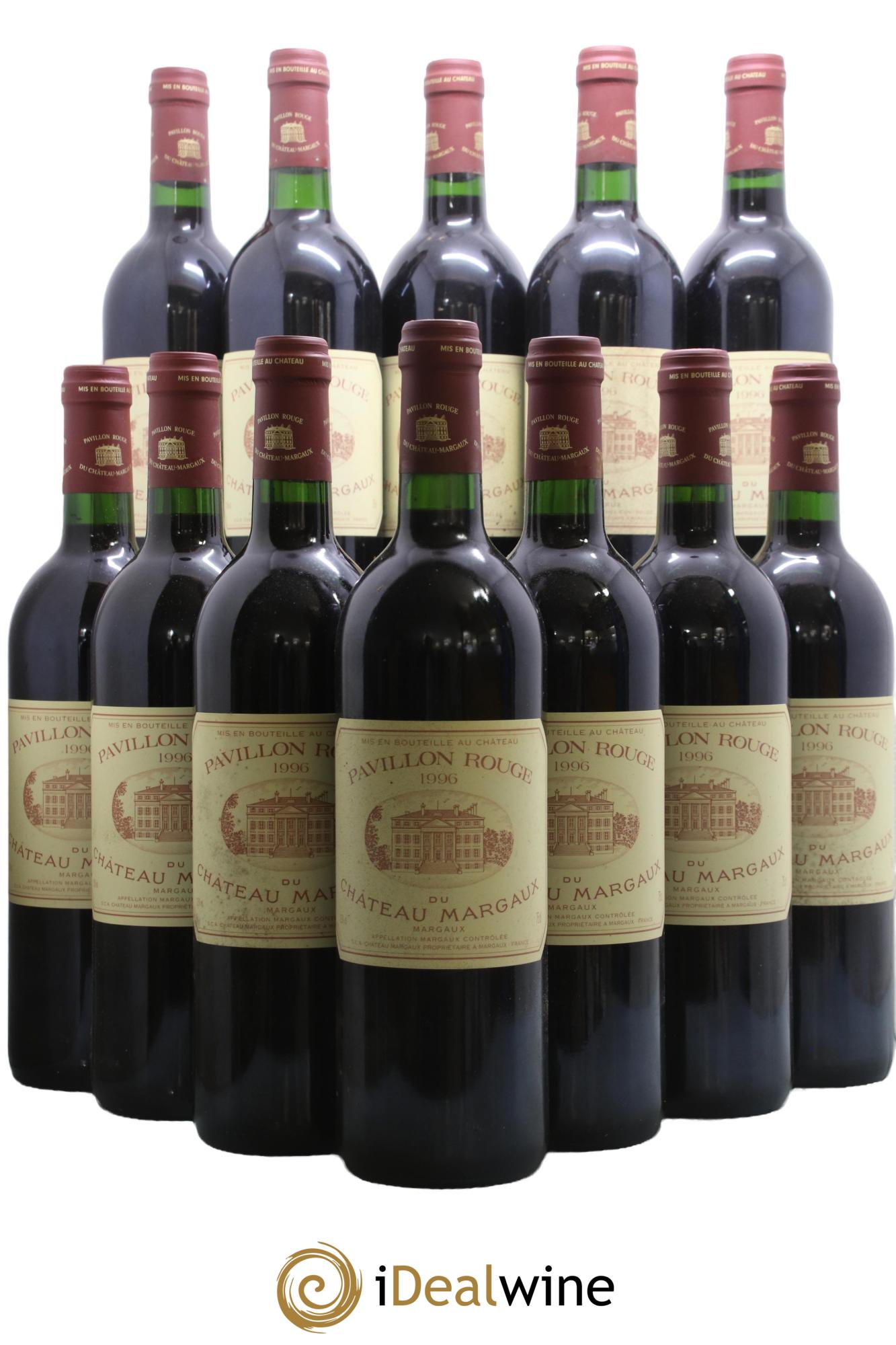 Pavillon Rouge du Château Margaux Second Vin 1996 - Lot of 12 bottles - 0