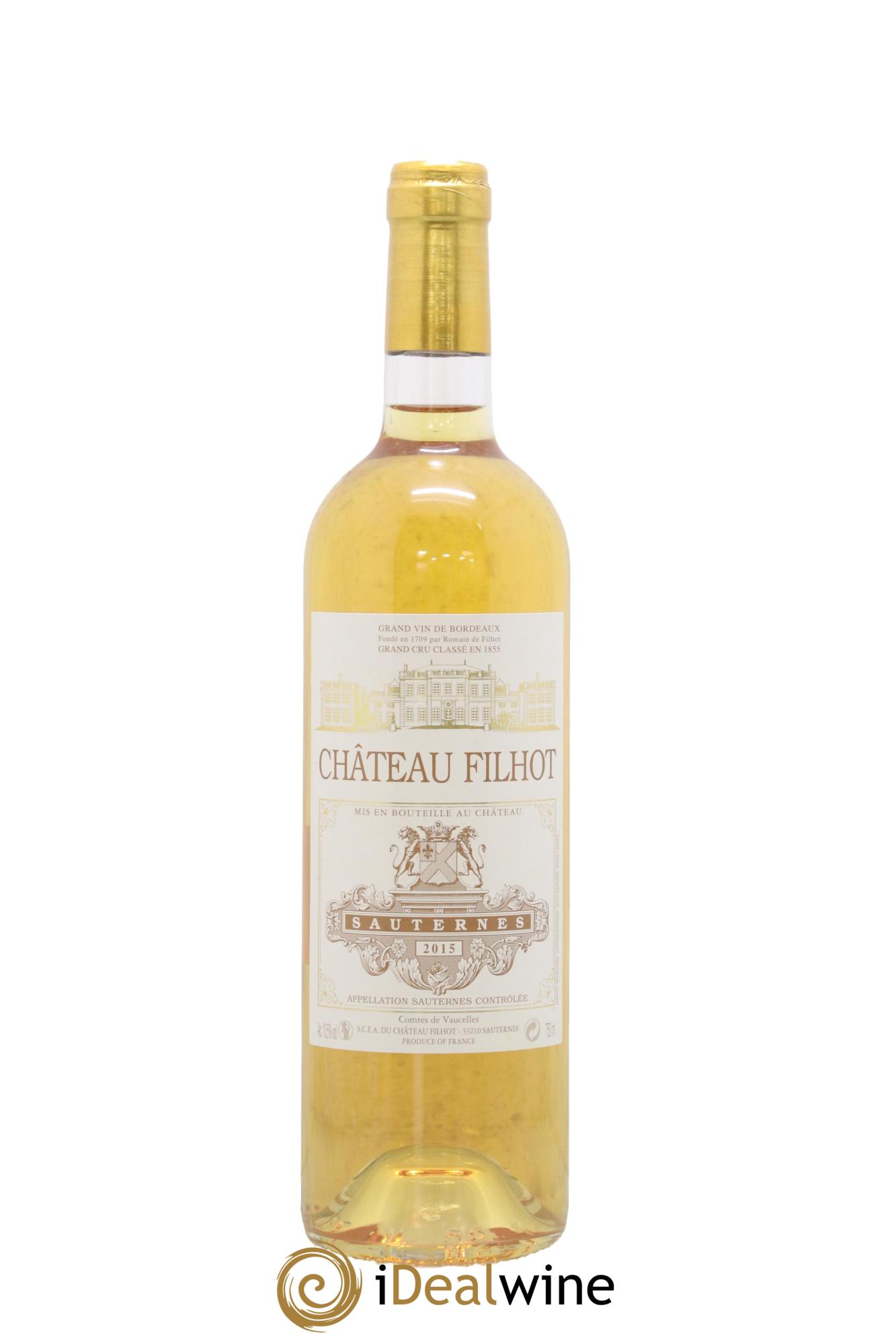 Château Filhot 2ème Grand Cru Classé 2015 - Lotto di 1 bottiglia - 0