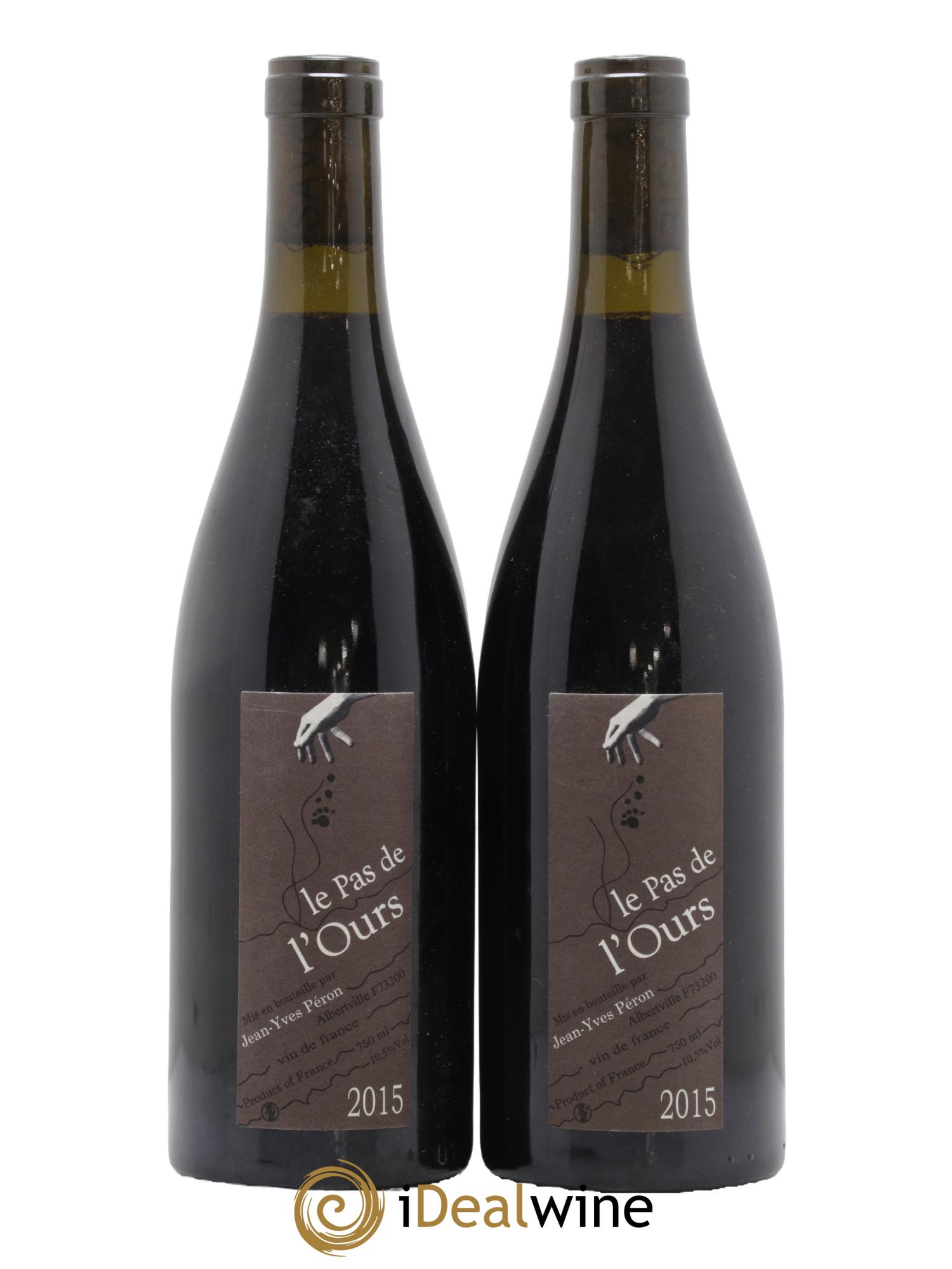 Vin de France Le Pas de l'Ours Jean-Yves Péron 2015 - Lot de 2 bouteilles - 0