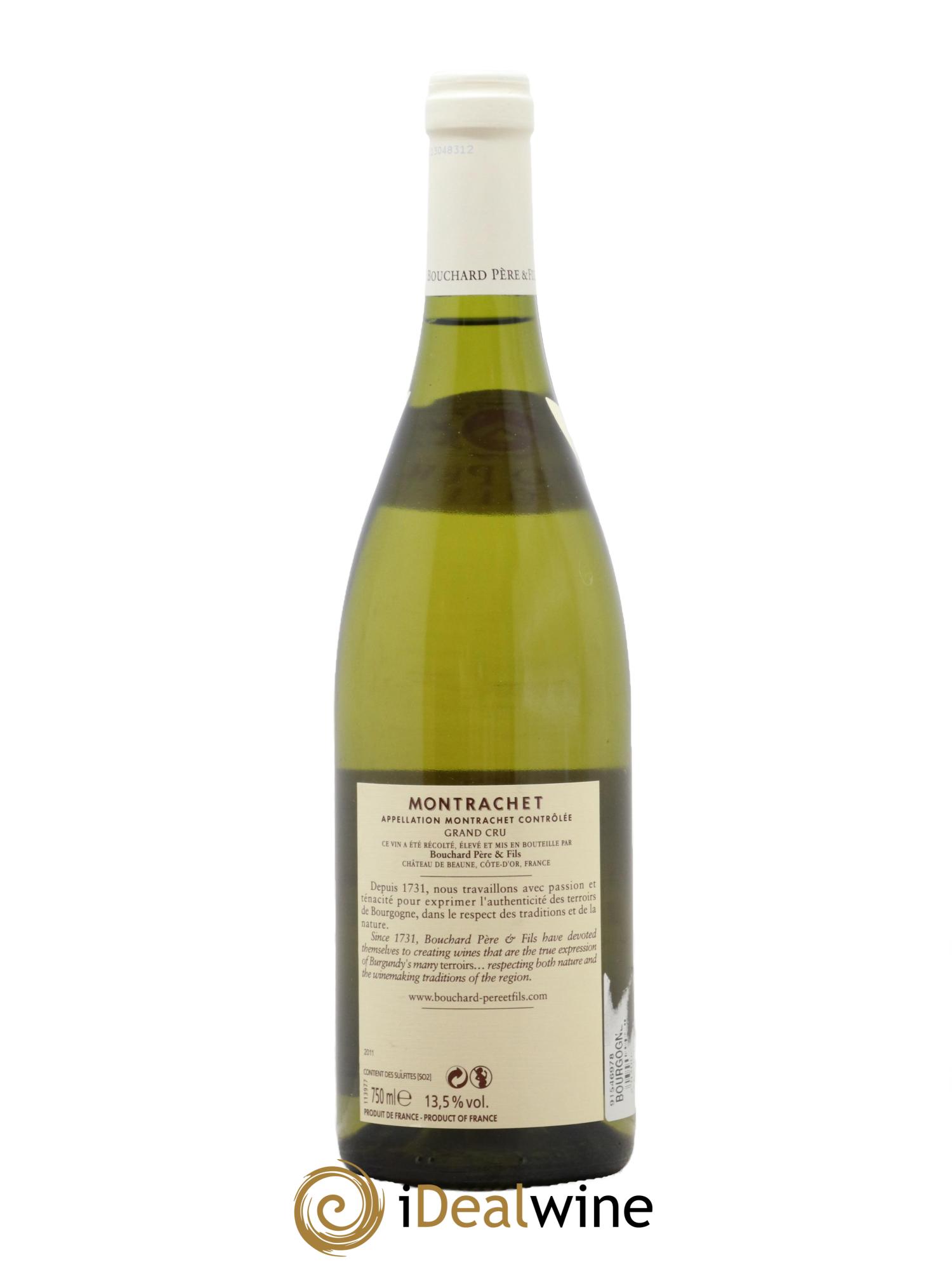 Montrachet Grand Cru Bouchard Père & Fils 2011 - Lot de 1 bouteille - 1