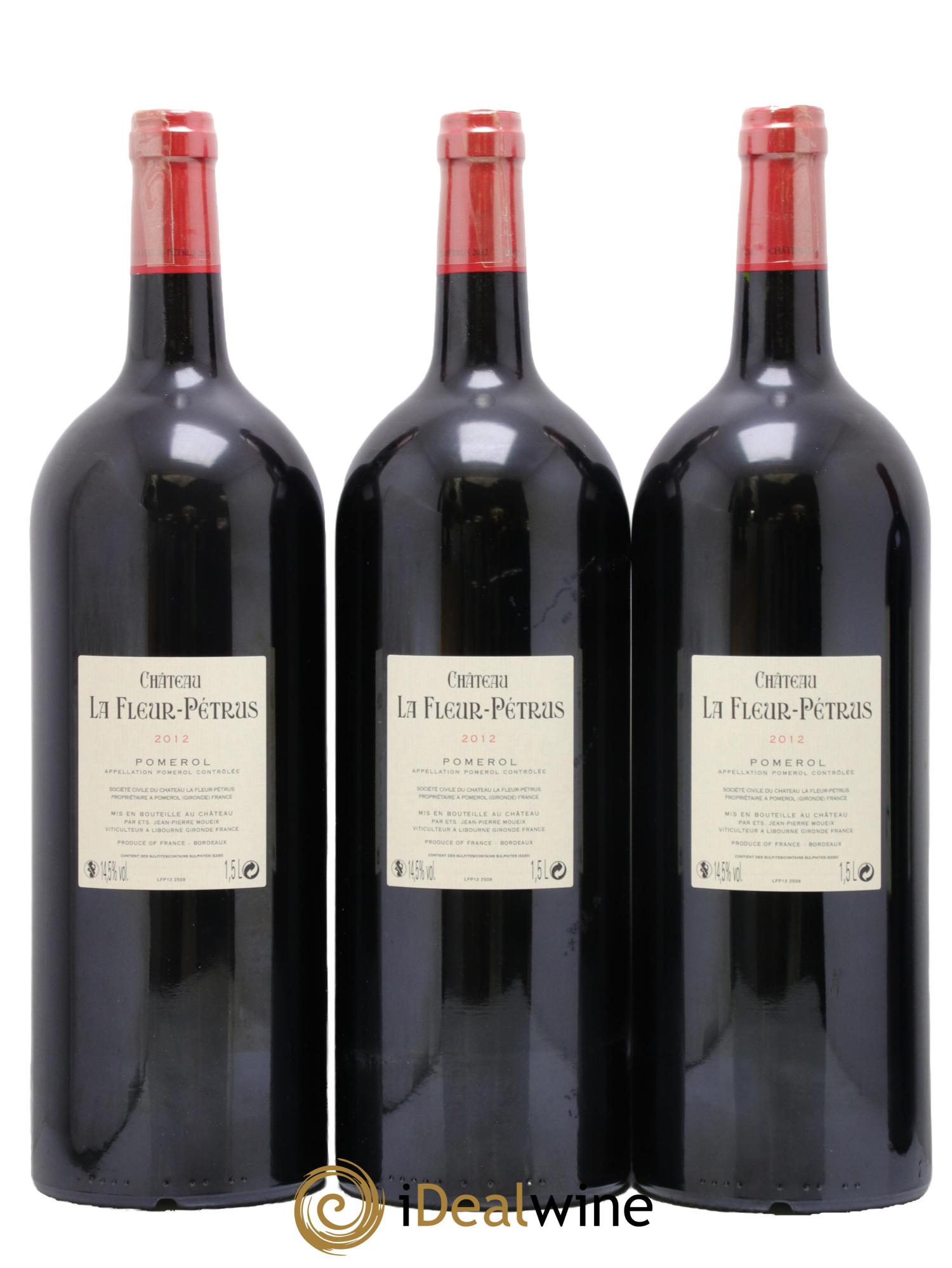 Château la Fleur Petrus 2012 - Lot of 3 magnums - 1