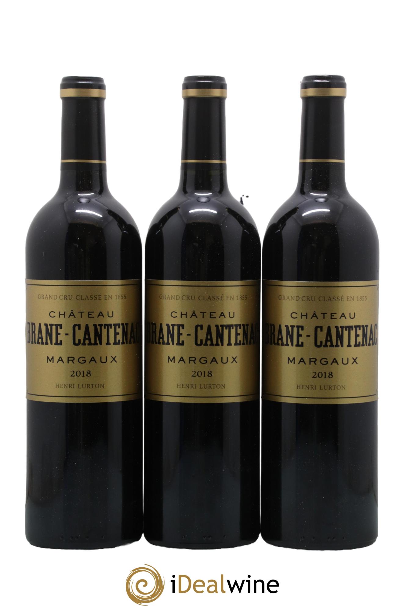 Château Brane Cantenac 2ème Grand Cru Classé 2018 - Lot of 6 bottles - 1