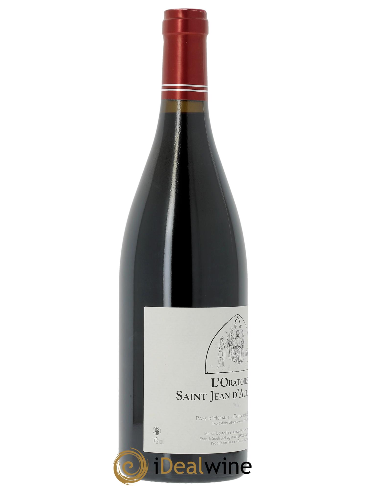 IGP Pays d'Hérault - Coteaux du Salagou L’Oratoire Saint Jean d’Aureilhan  2021 - Lot de 1 bouteille - 2