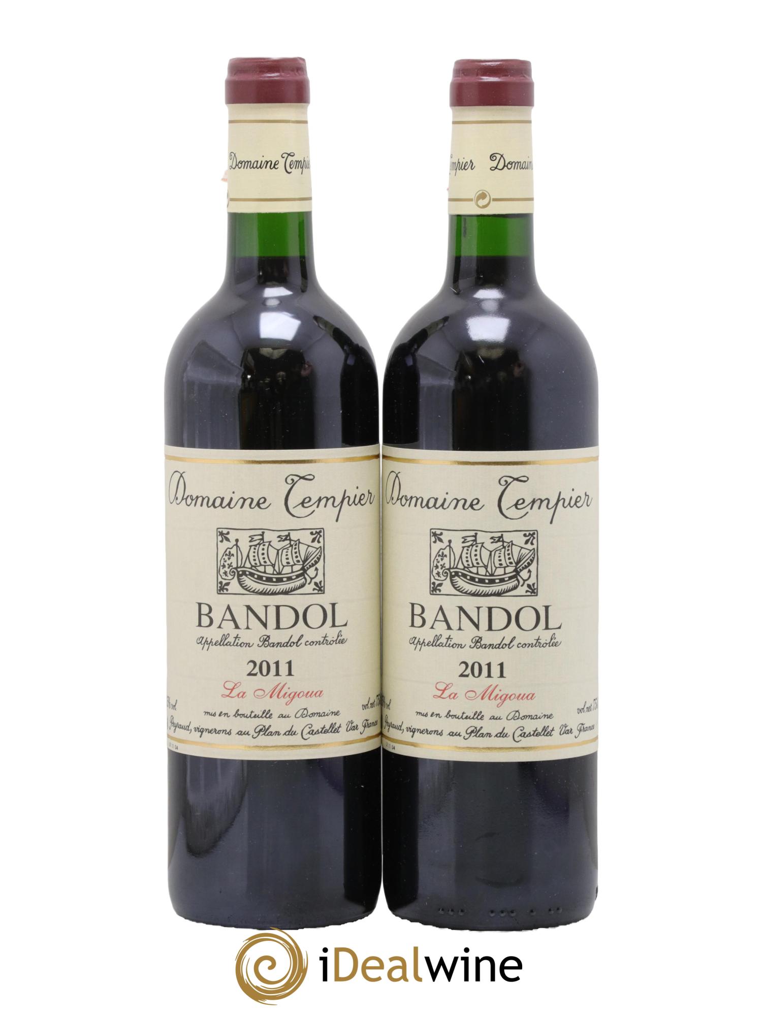 Bandol Domaine Tempier Cuvée La Migoua Famille Peyraud 2011 - Posten von 2 Flaschen - 0