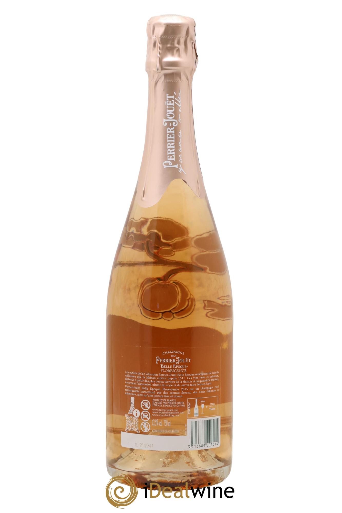 Champagne - Belle Epoque Florescence Perrier-Jouêt 2015 - Lot of 1 bottle - 1