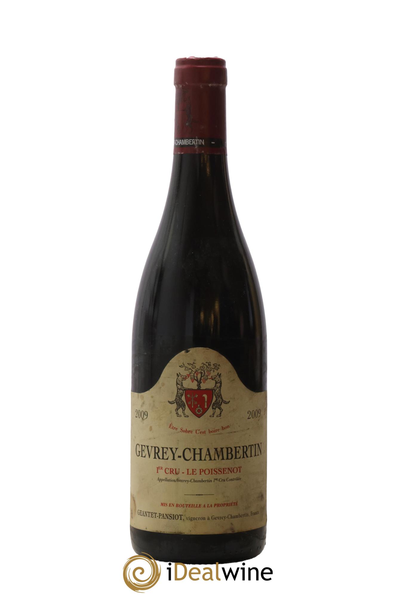 Gevrey-Chambertin 1er Cru Le Poissenot Geantet-Pansiot 2009 - Lot de 1 bouteille - 0