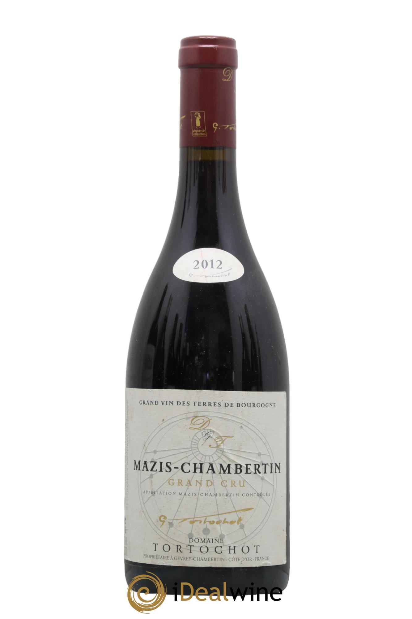 Mazis-Chambertin Grand Cru Tortochot (Domaine) 2012 - Lot de 1 bouteille - 0