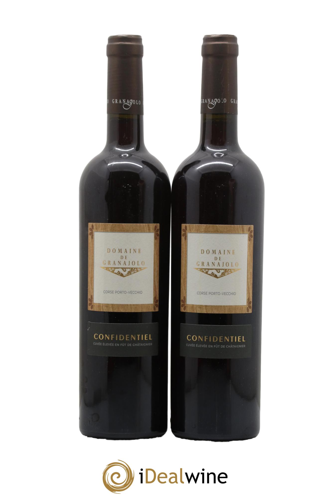 Vin de Corse Confidentiel Domaine de Granajolo 2020 - Lot de 2 bouteilles - 0