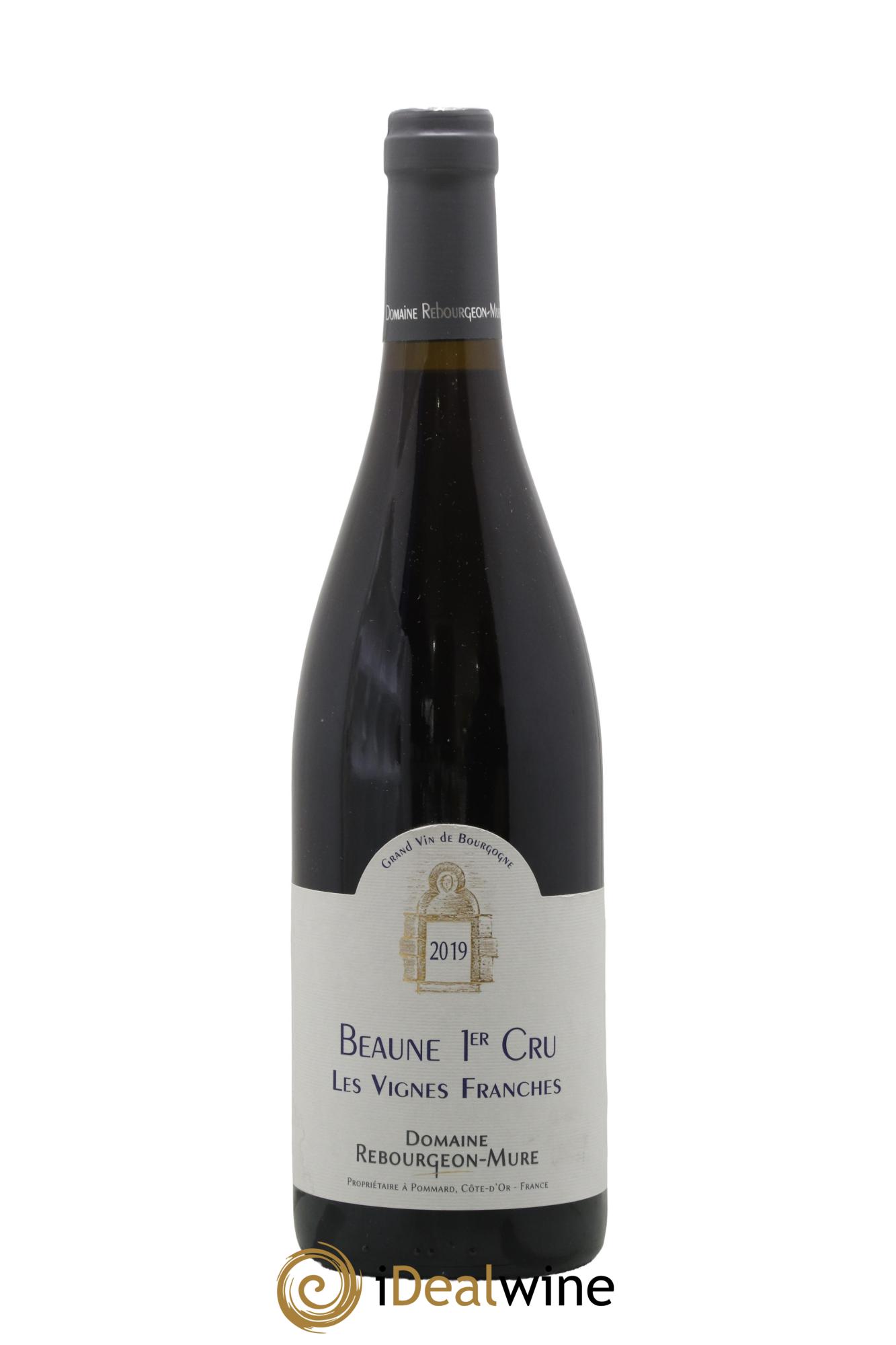Beaune 1er Cru Les Vignes Franches Domaine Rebourgeon-Mure 2019 - Lot de 1 bouteille - 0